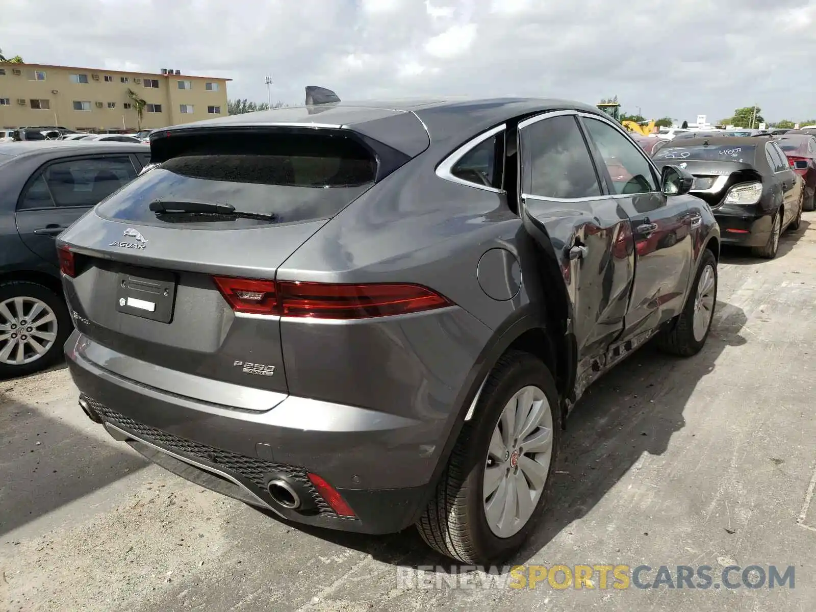 4 Photograph of a damaged car SADFP2FXXK1Z45383 JAGUAR ETYPE 2019