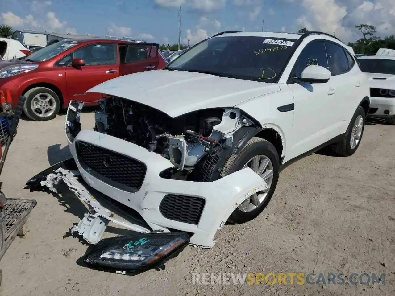 2 Photograph of a damaged car SADFK2FX4L1008075 JAGUAR ETYPE 2020