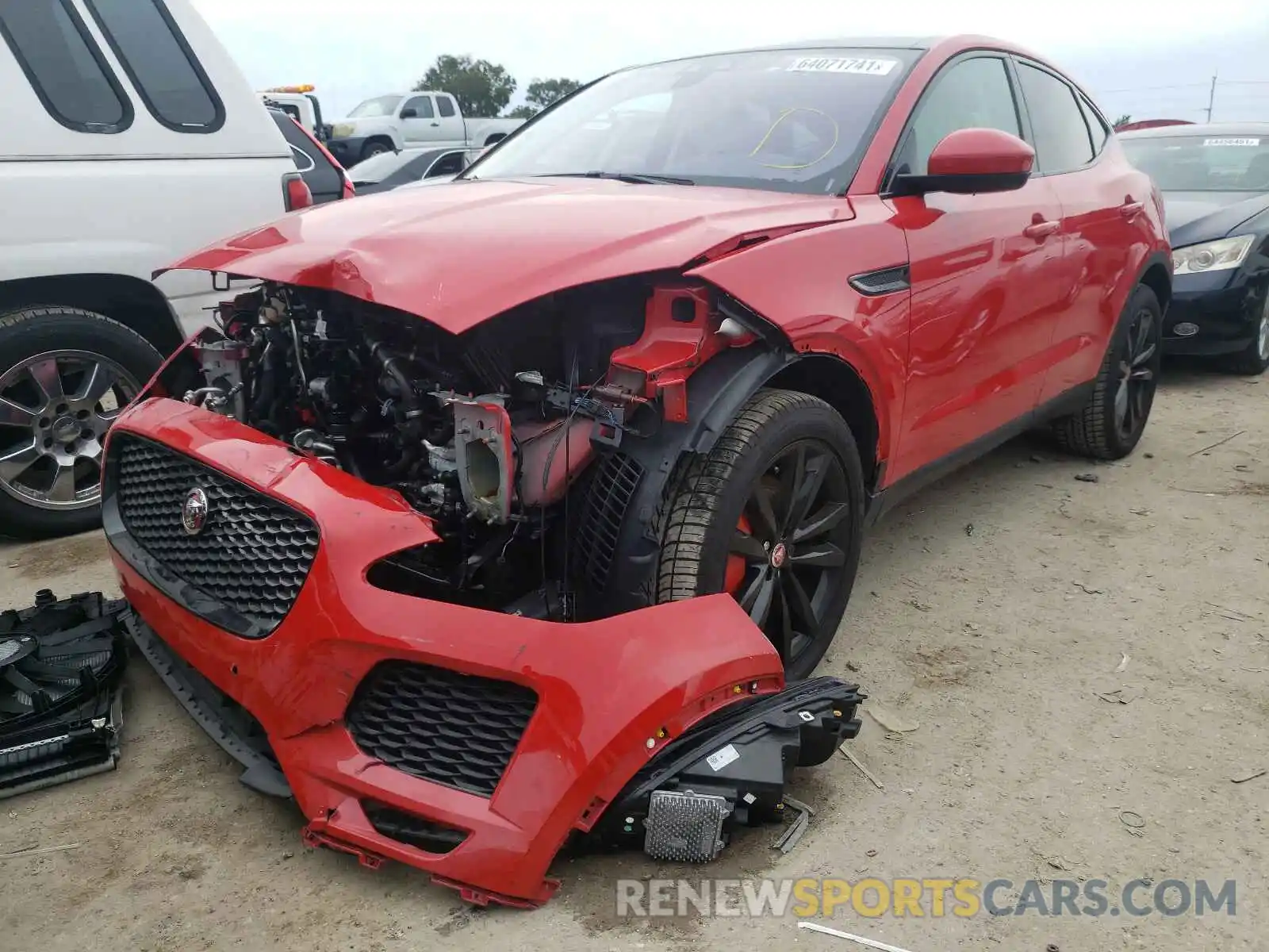 2 Photograph of a damaged car SADFK2FX6L1006344 JAGUAR ETYPE 2020