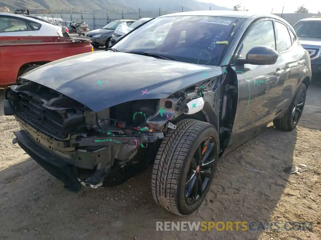 2 Photograph of a damaged car SADFP2FX1L1014322 JAGUAR ETYPE 2020