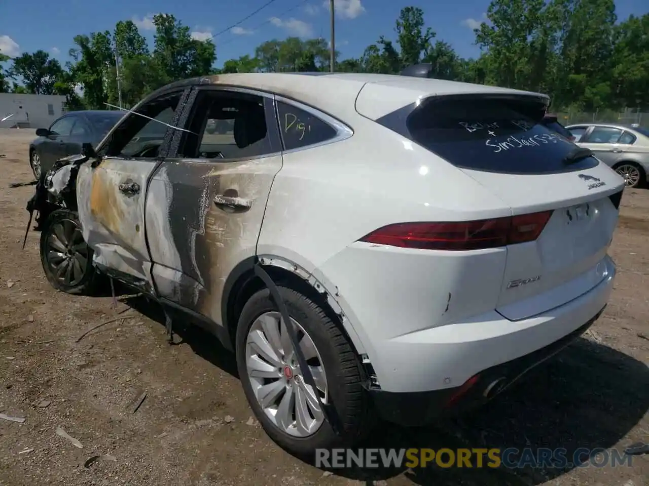 3 Photograph of a damaged car SADFP2FX3L1Z88710 JAGUAR ETYPE 2020