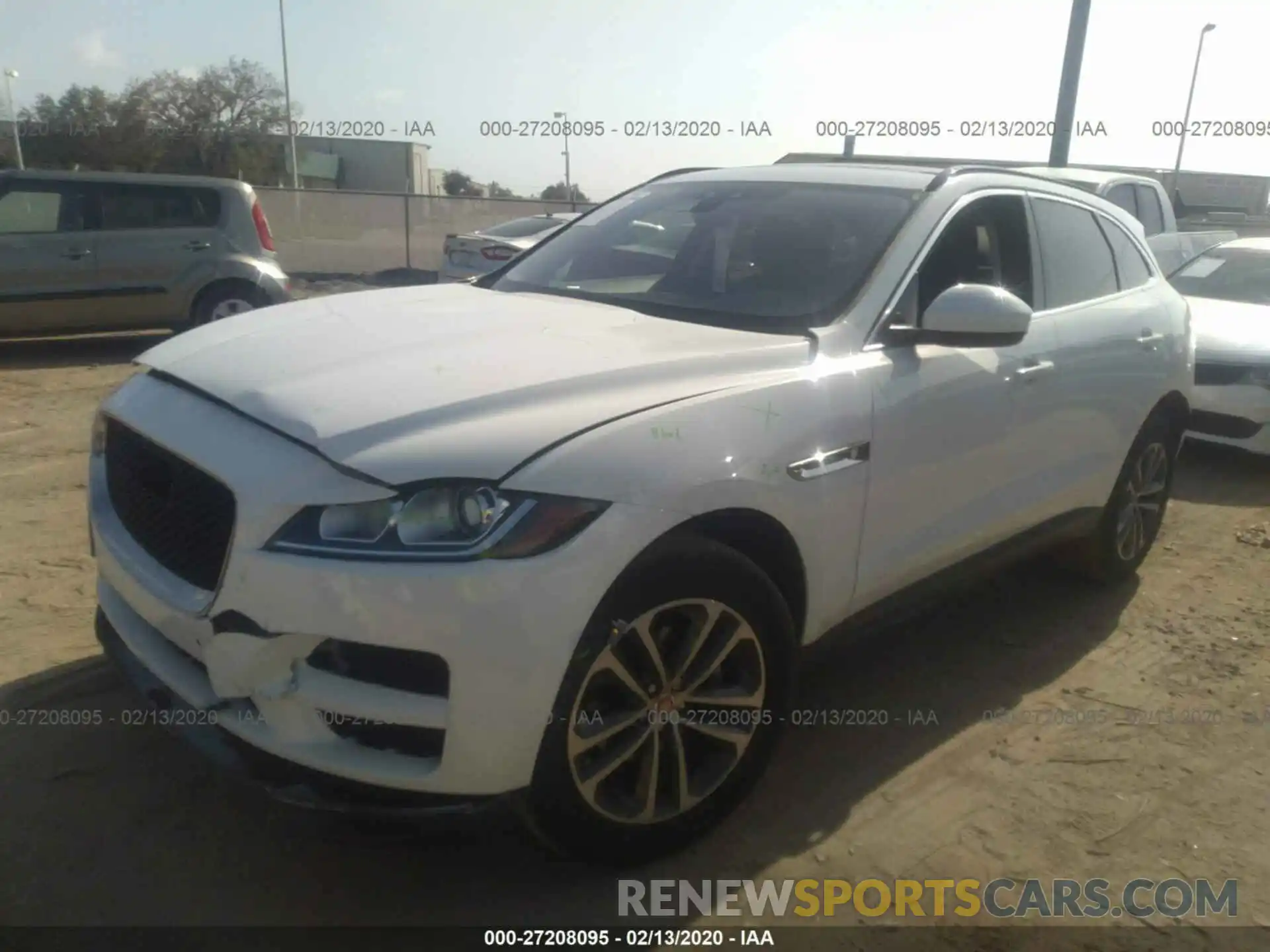 2 Photograph of a damaged car SADCJ2FX0KA354869 JAGUAR F-PACE 2019