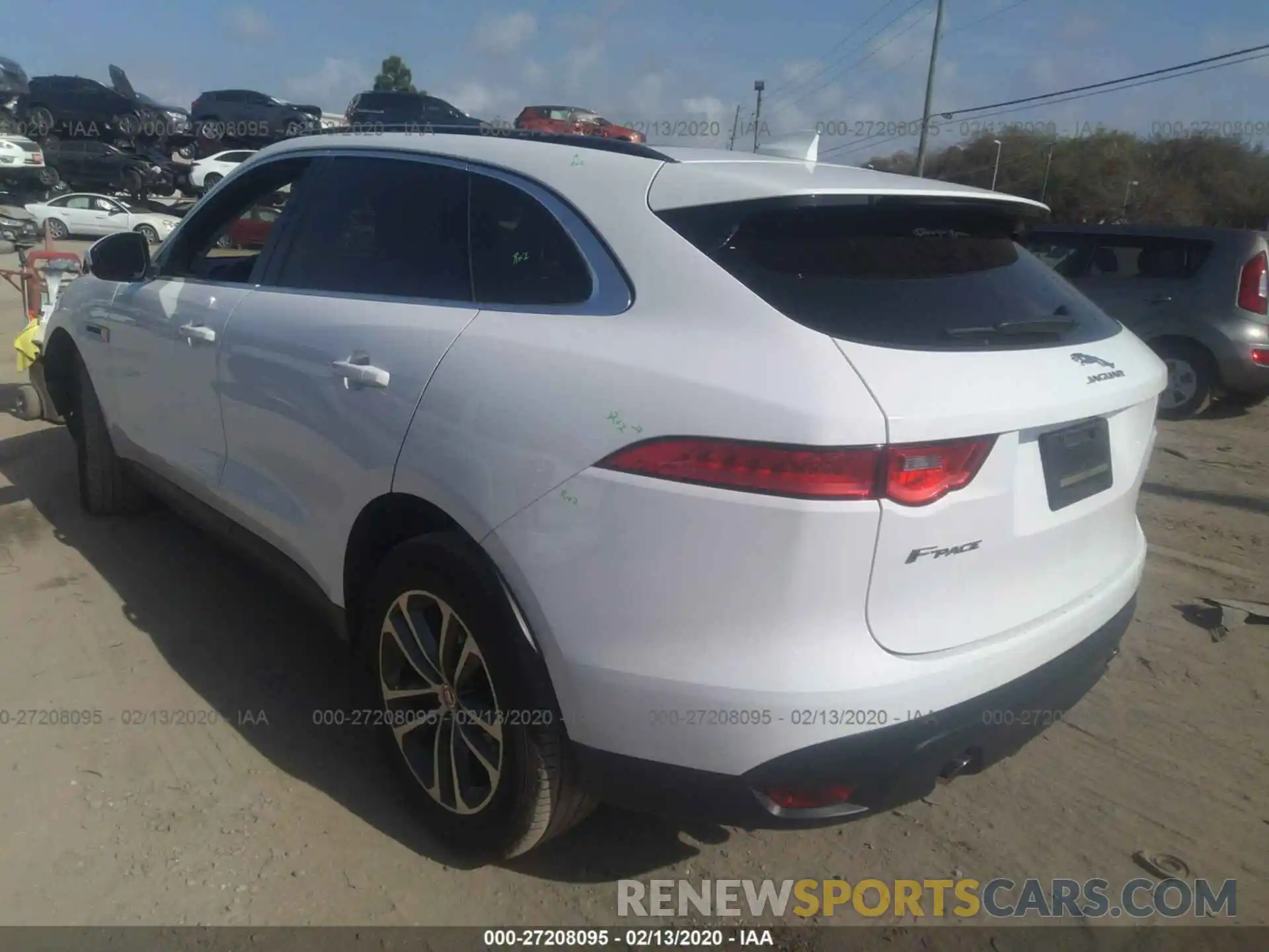 3 Photograph of a damaged car SADCJ2FX0KA354869 JAGUAR F-PACE 2019