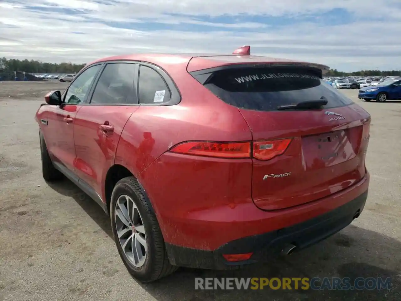 3 Фотография поврежденного автомобиля SADCJ2FX0KA396216 JAGUAR F-PACE 2019