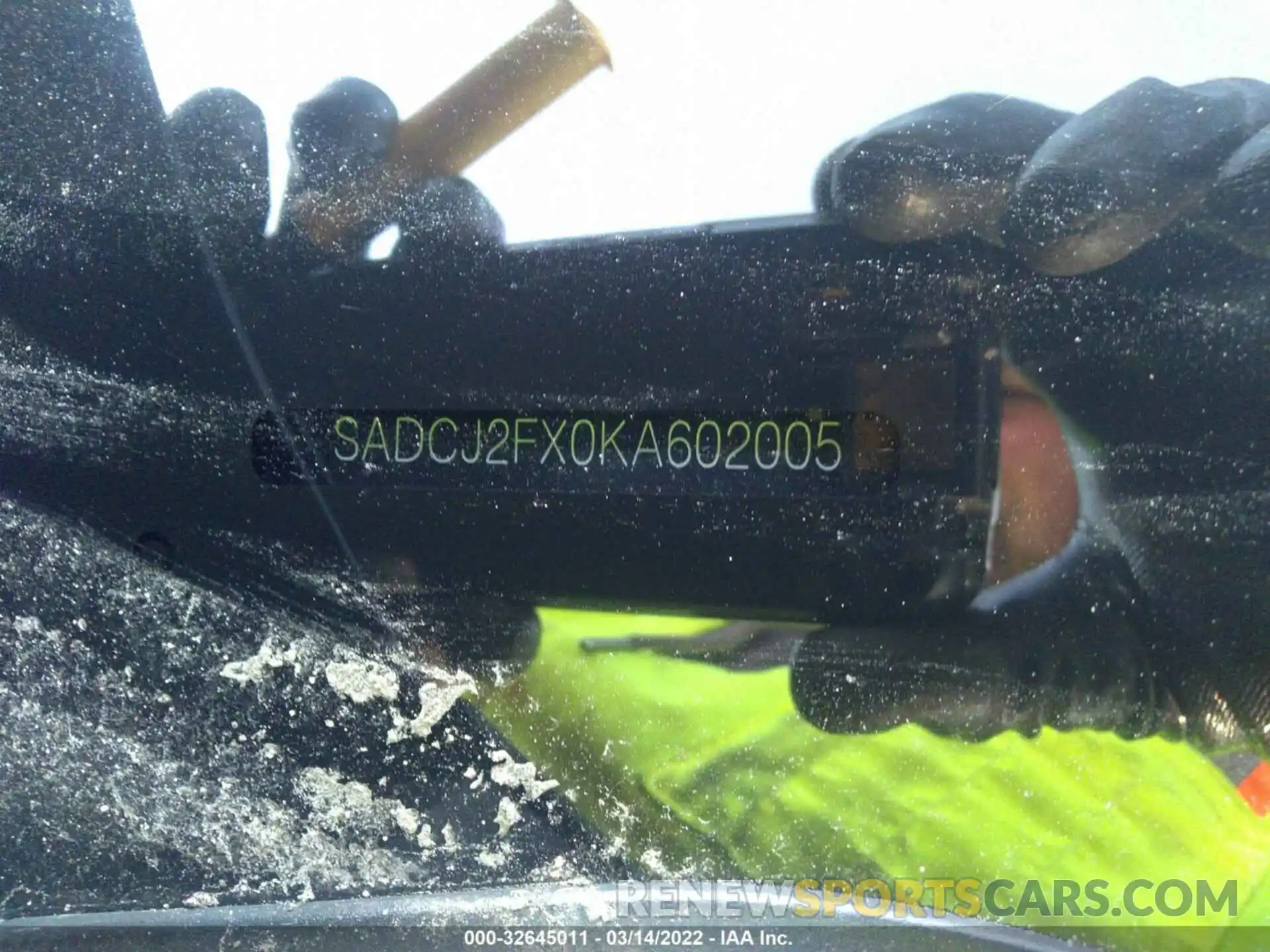 9 Photograph of a damaged car SADCJ2FX0KA602005 JAGUAR F-PACE 2019