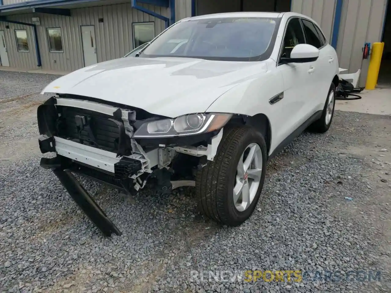 2 Фотография поврежденного автомобиля SADCJ2FX0KA609990 JAGUAR F-PACE 2019