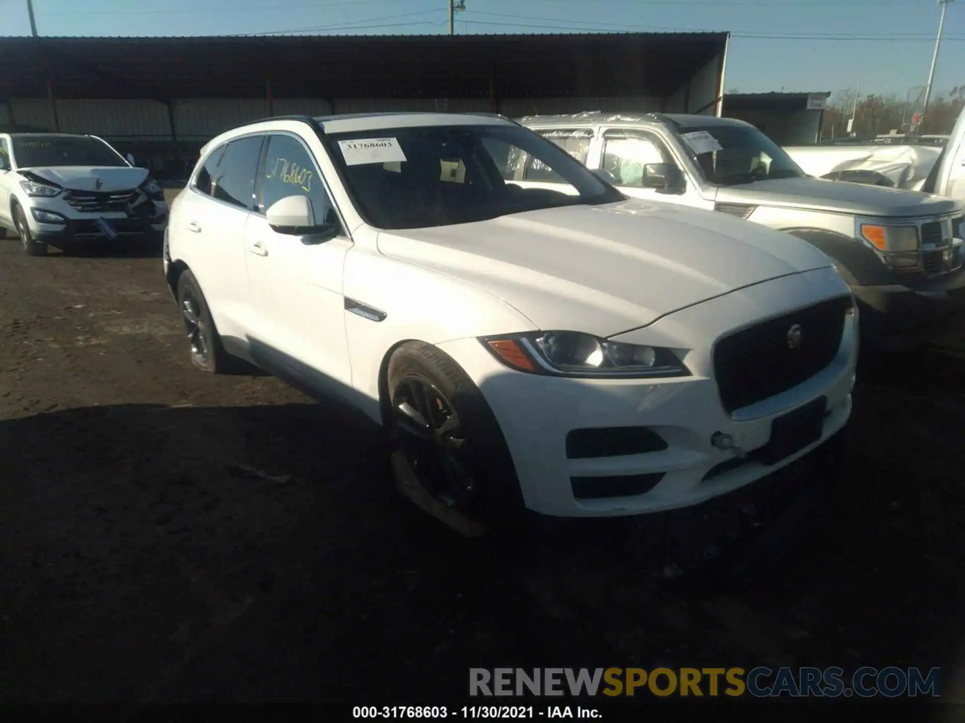 1 Photograph of a damaged car SADCJ2FX1KA365346 JAGUAR F-PACE 2019