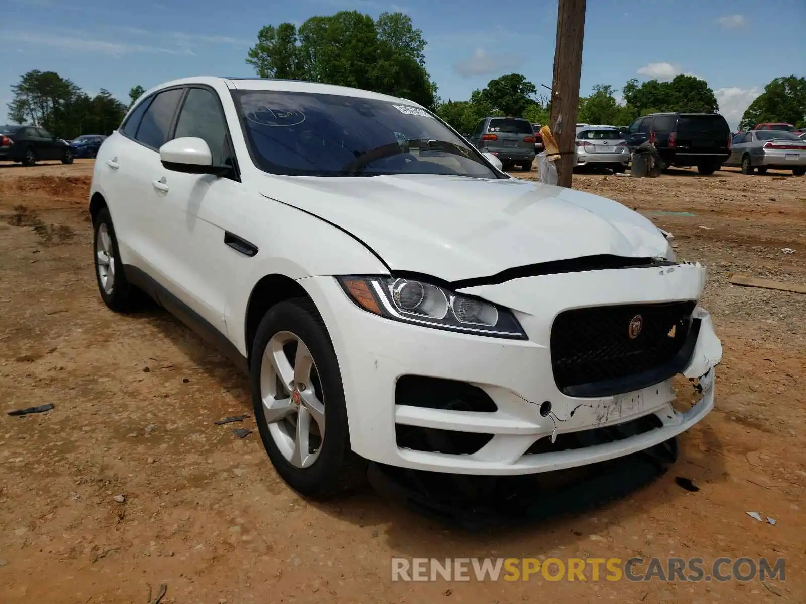 1 Photograph of a damaged car SADCJ2FX1KA602305 JAGUAR F-PACE 2019