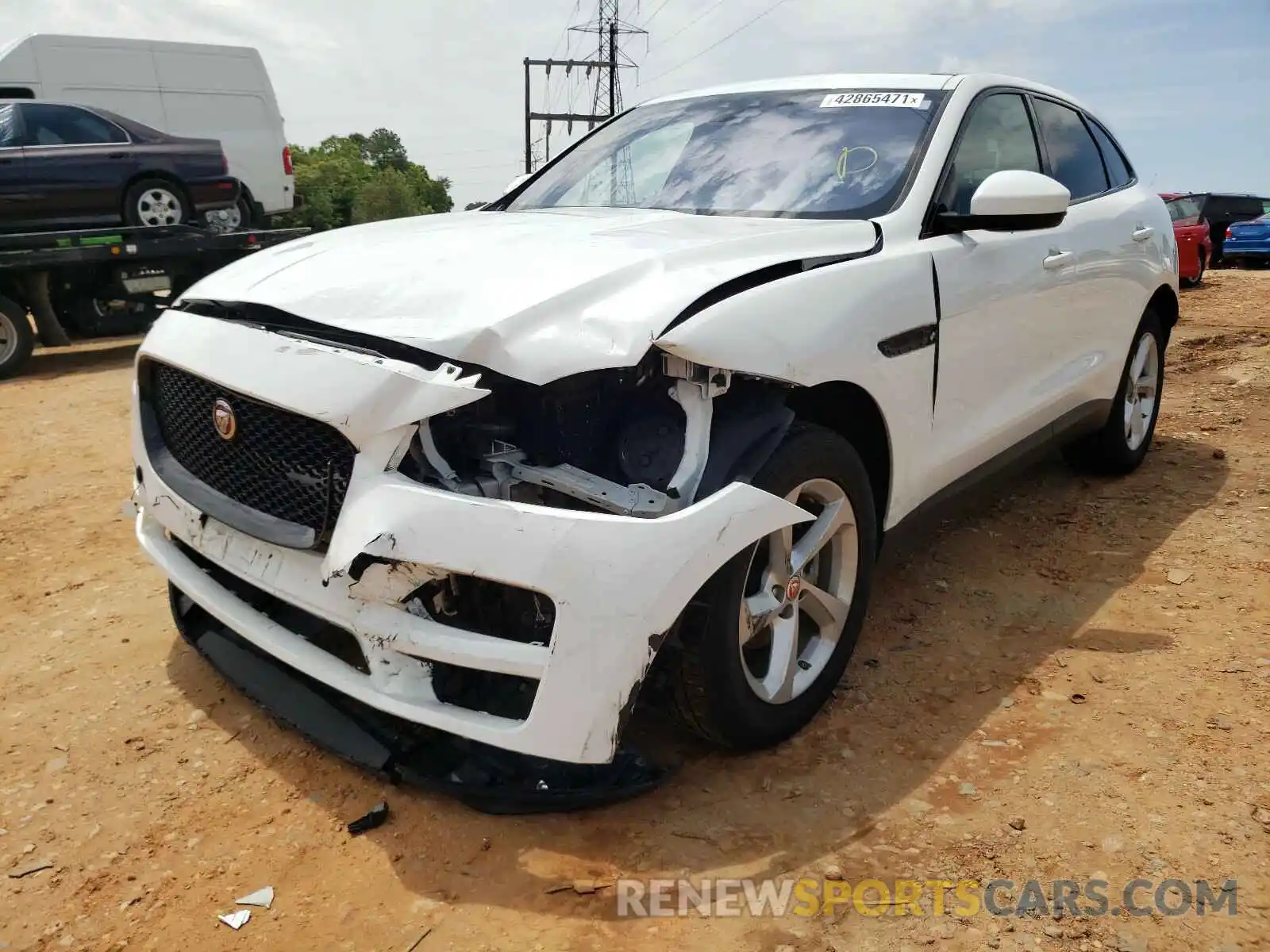 2 Photograph of a damaged car SADCJ2FX1KA602305 JAGUAR F-PACE 2019