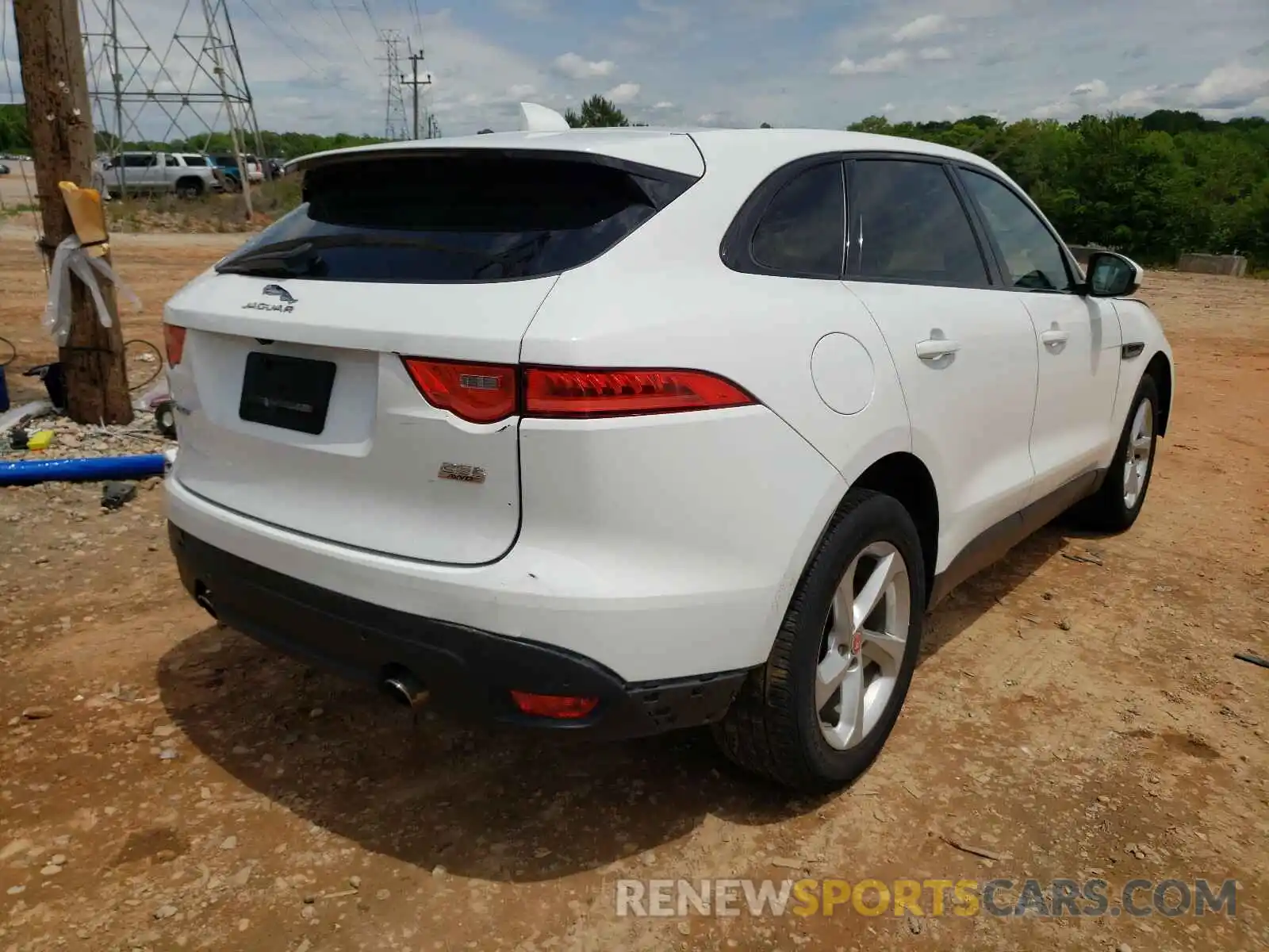 4 Photograph of a damaged car SADCJ2FX1KA602305 JAGUAR F-PACE 2019