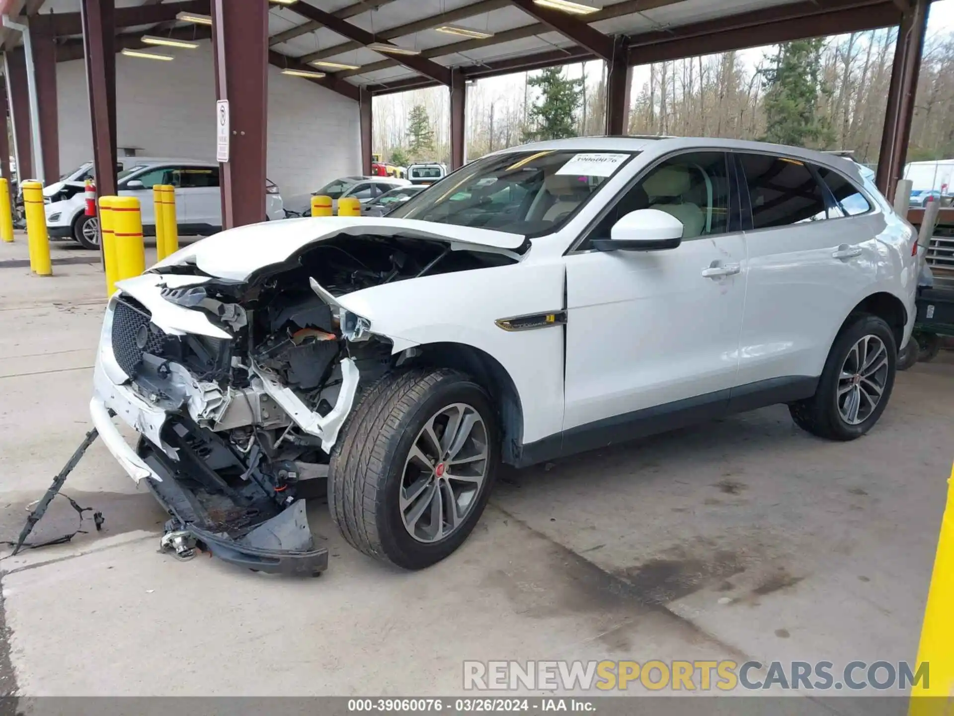 2 Photograph of a damaged car SADCJ2FX2KA393673 JAGUAR F-PACE 2019