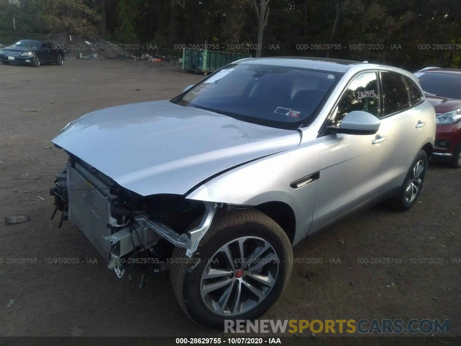 2 Photograph of a damaged car SADCJ2FX2KA396072 JAGUAR F-PACE 2019