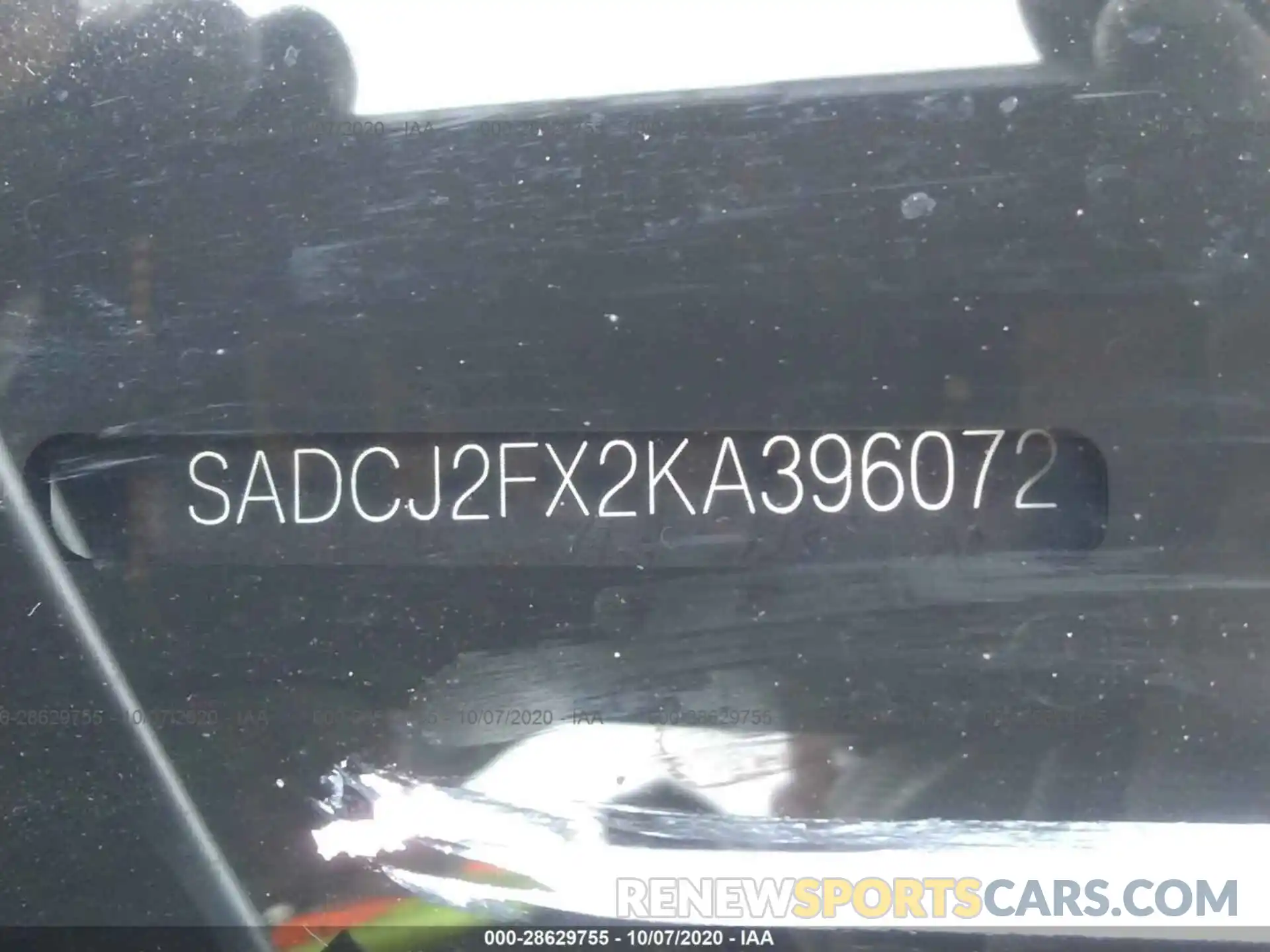 9 Photograph of a damaged car SADCJ2FX2KA396072 JAGUAR F-PACE 2019