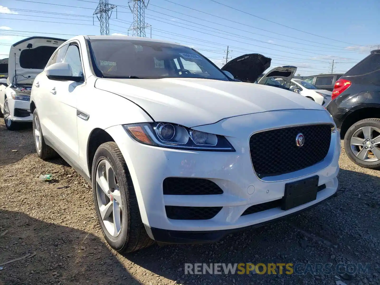 1 Photograph of a damaged car SADCJ2FX2KA399506 JAGUAR F-PACE 2019