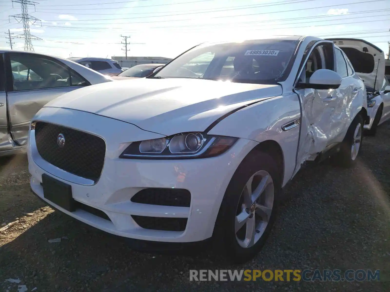 2 Photograph of a damaged car SADCJ2FX2KA399506 JAGUAR F-PACE 2019