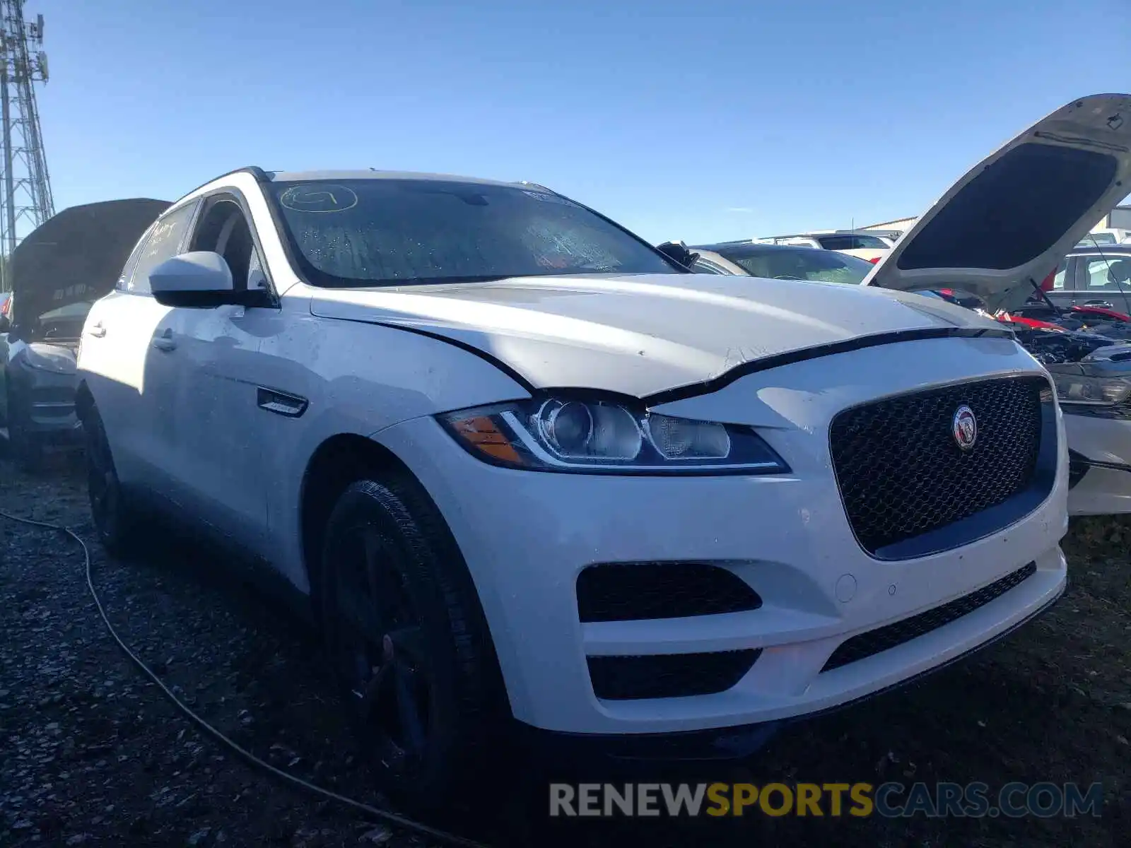 1 Photograph of a damaged car SADCJ2FX3KA361931 JAGUAR F-PACE 2019