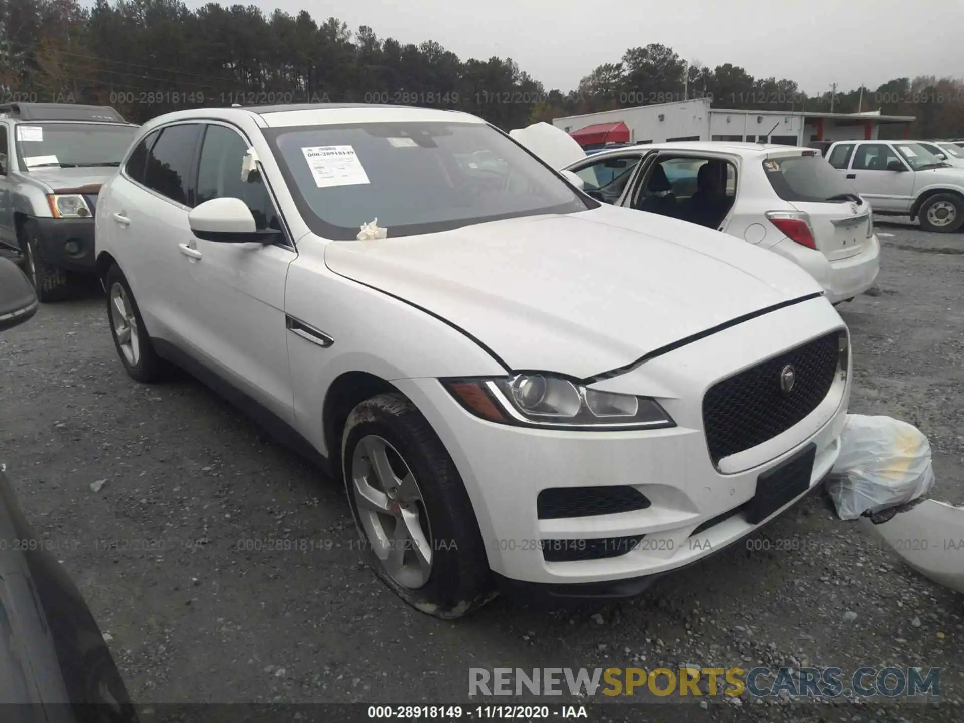 1 Photograph of a damaged car SADCJ2FX3KA398980 JAGUAR F-PACE 2019