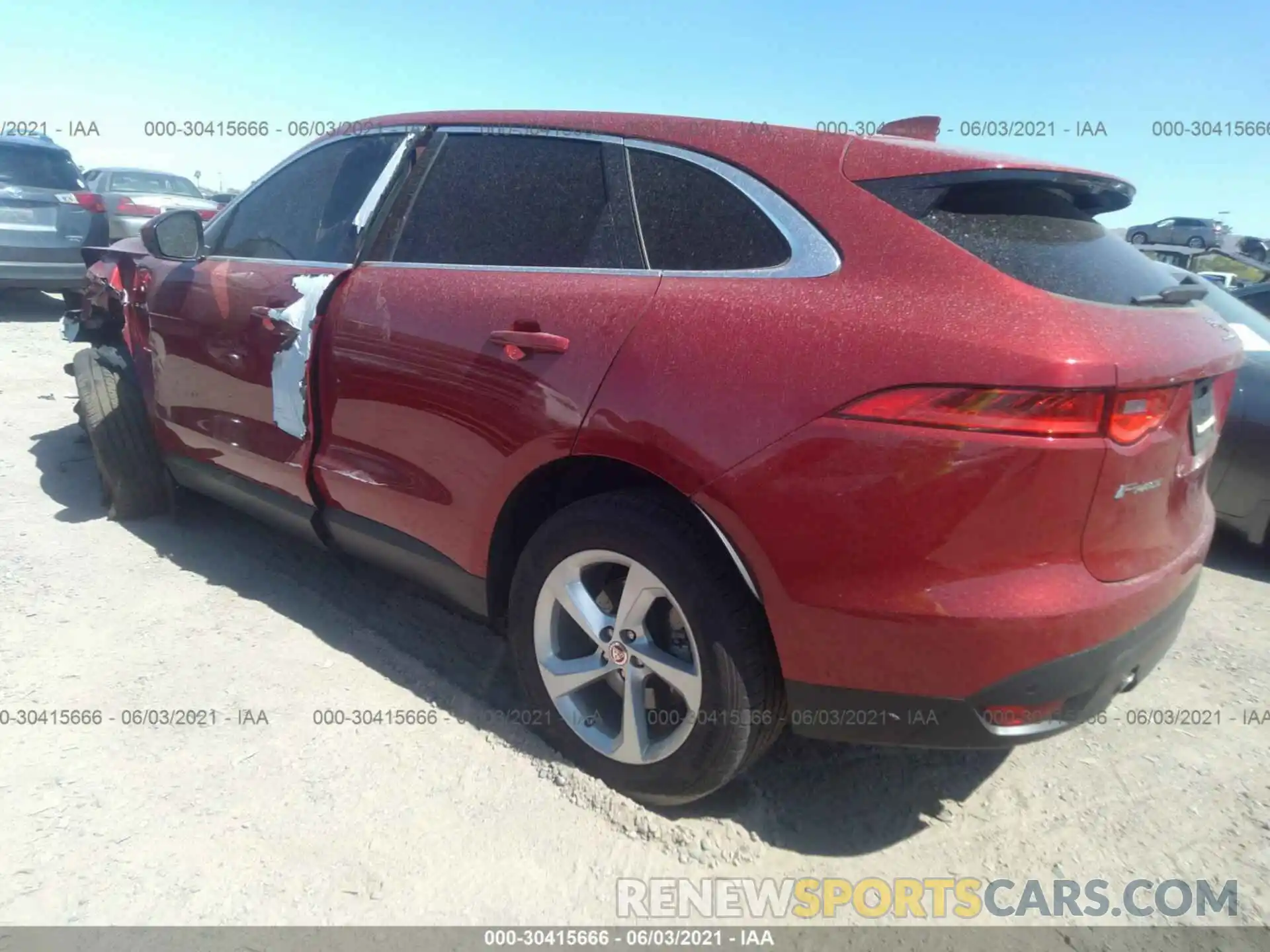 3 Photograph of a damaged car SADCJ2FX3KA600040 JAGUAR F-PACE 2019