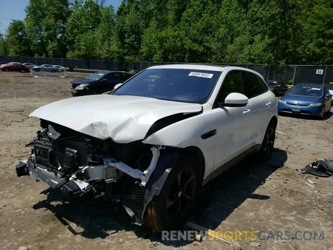 2 Photograph of a damaged car SADCJ2FX3KA600684 JAGUAR F-PACE 2019