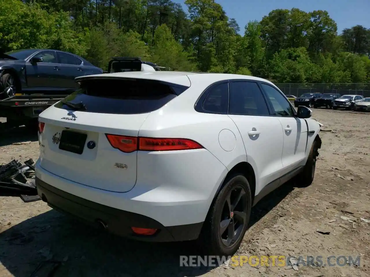 4 Фотография поврежденного автомобиля SADCJ2FX3KA600684 JAGUAR F-PACE 2019