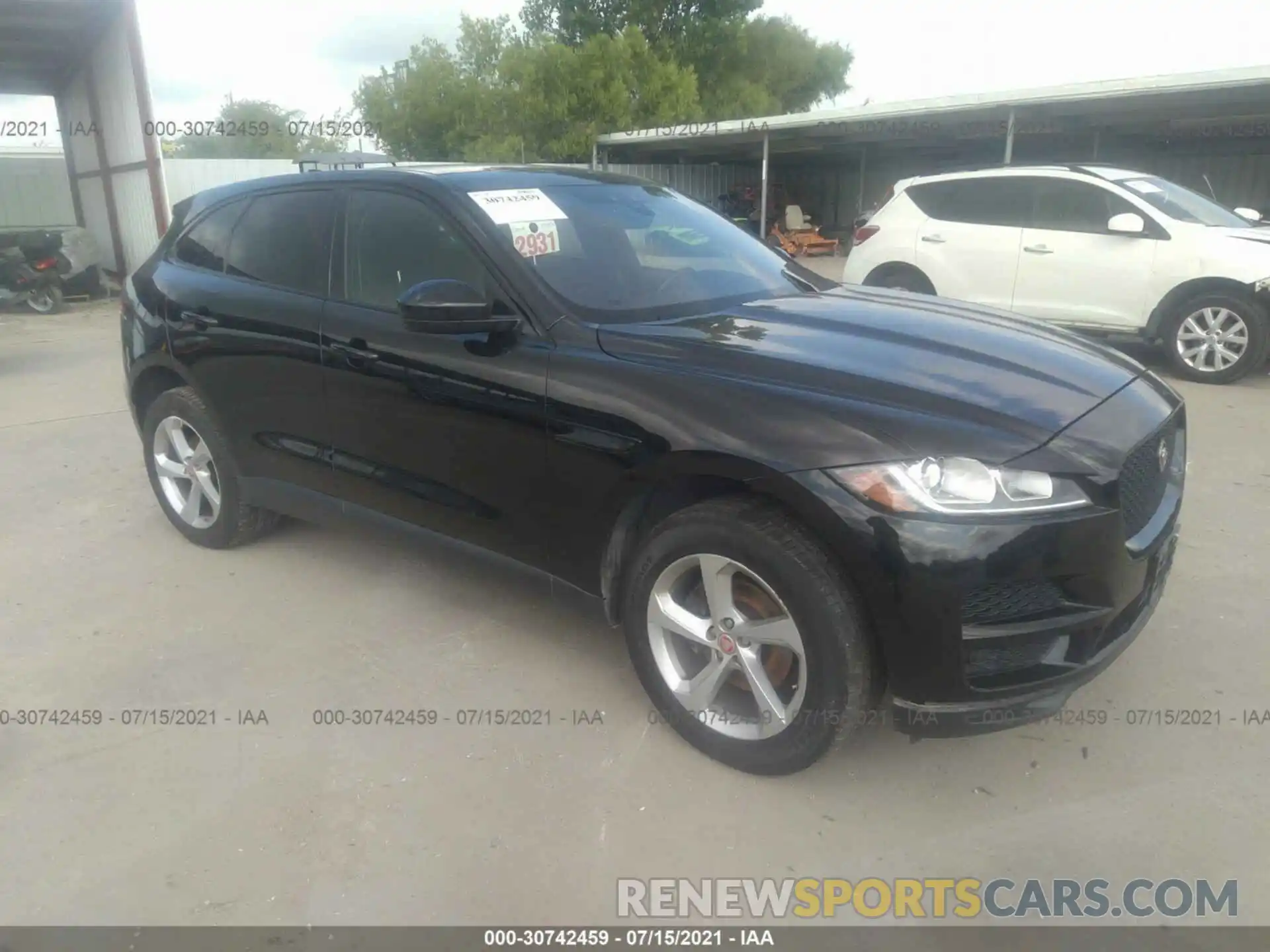 1 Photograph of a damaged car SADCJ2FX3KA603987 JAGUAR F-PACE 2019