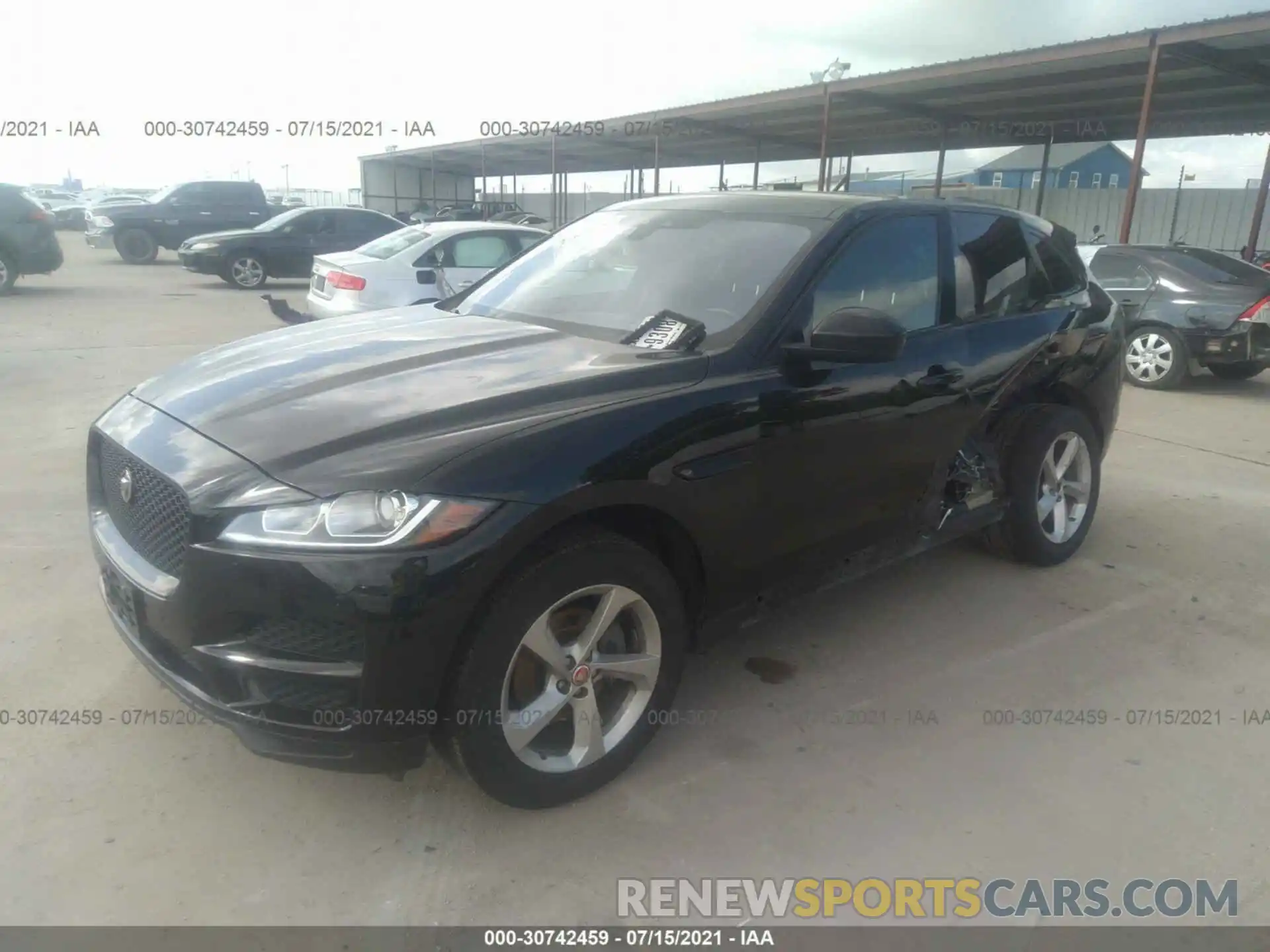 2 Photograph of a damaged car SADCJ2FX3KA603987 JAGUAR F-PACE 2019