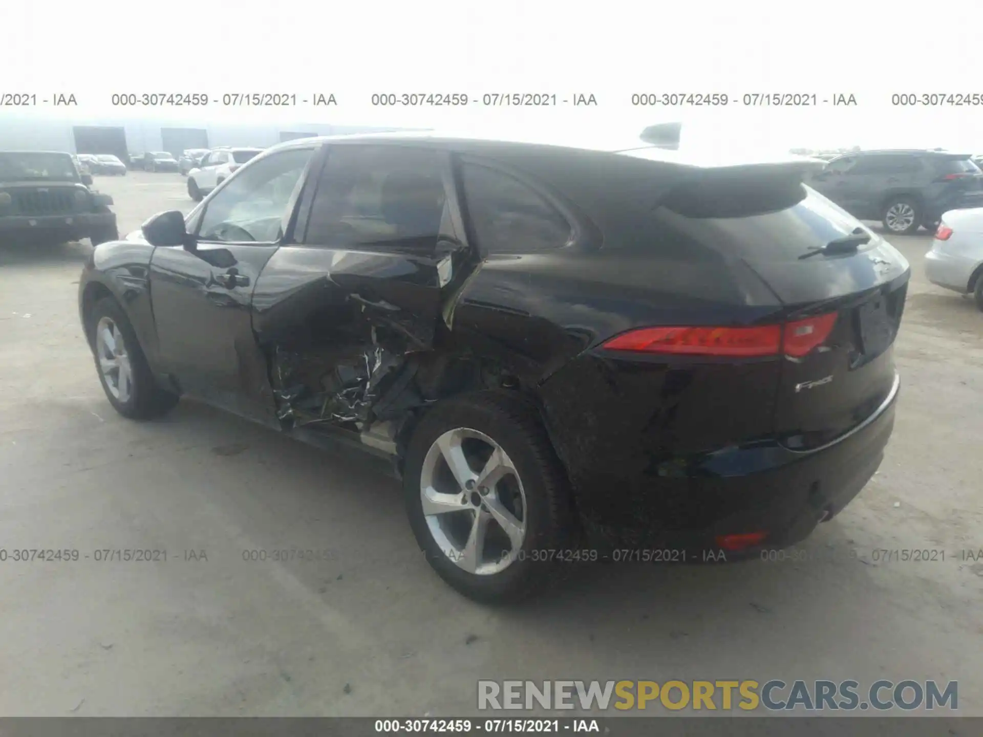 3 Photograph of a damaged car SADCJ2FX3KA603987 JAGUAR F-PACE 2019