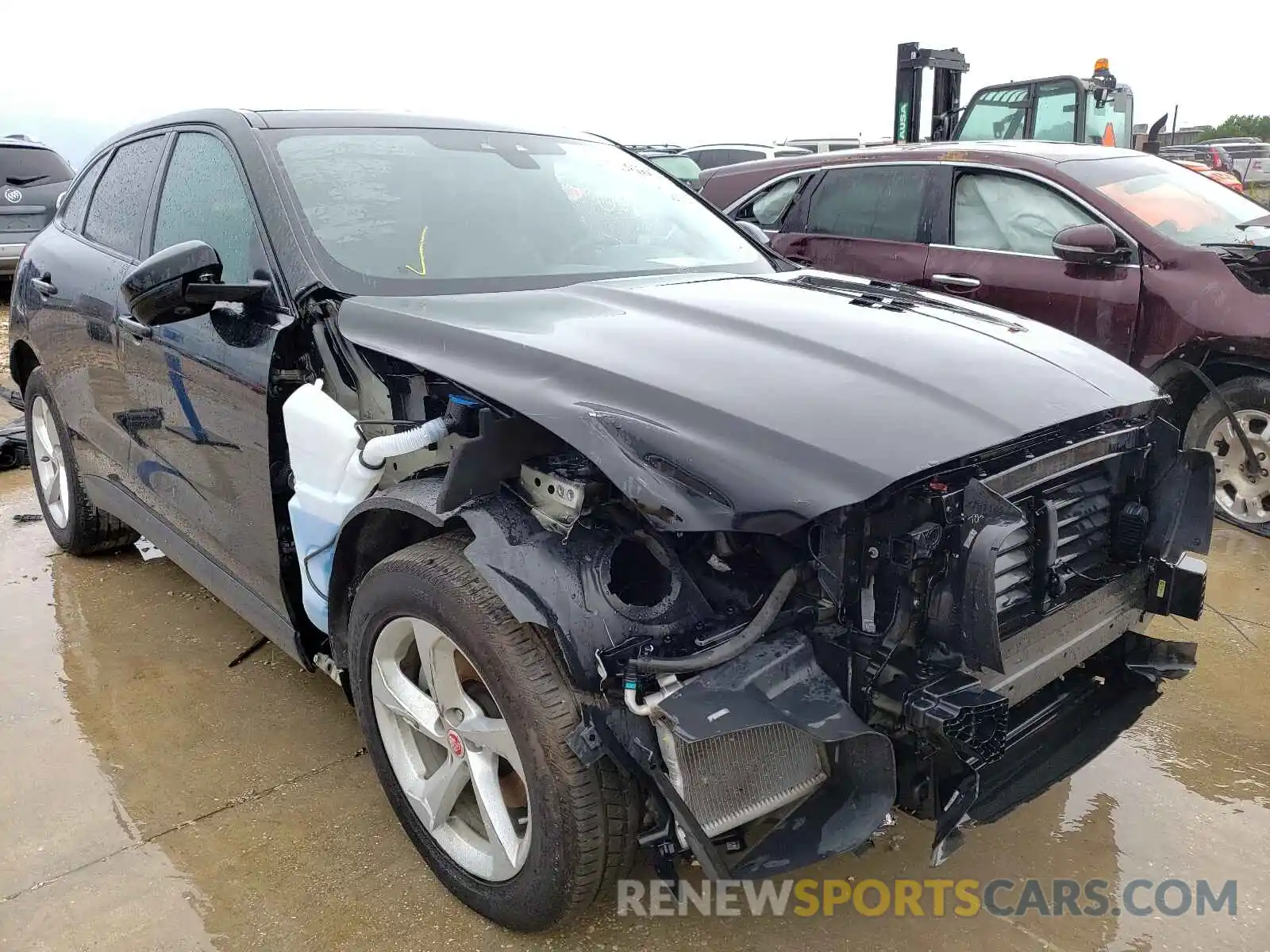 1 Photograph of a damaged car SADCJ2FX3KA606551 JAGUAR F-PACE 2019