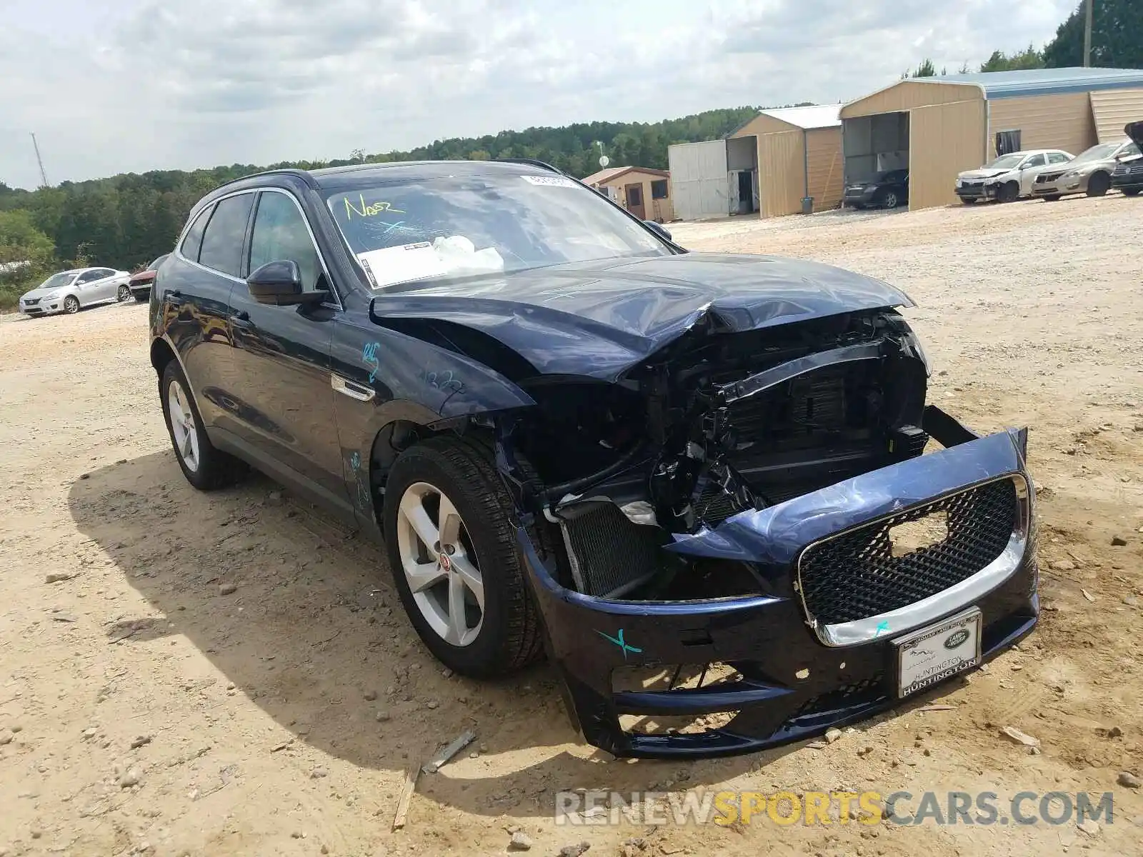 1 Photograph of a damaged car SADCJ2FX3KA610440 JAGUAR F-PACE 2019