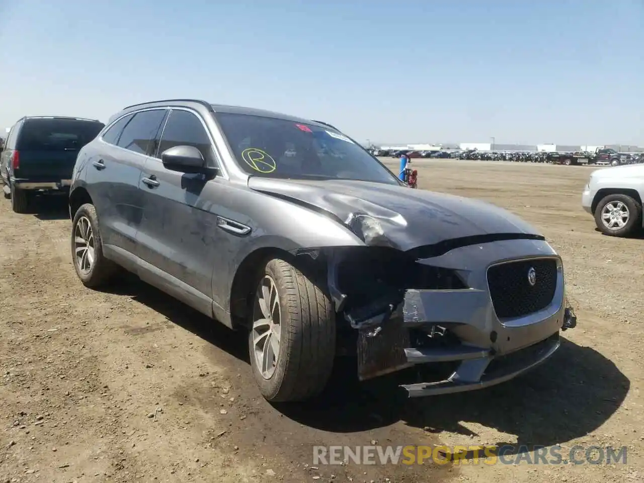 1 Фотография поврежденного автомобиля SADCJ2FX4KA360335 JAGUAR F-PACE 2019