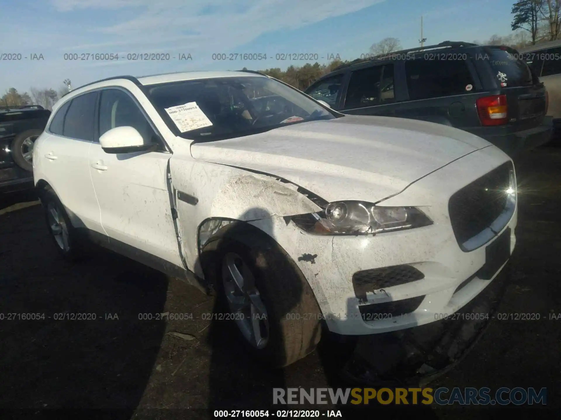 1 Photograph of a damaged car SADCJ2FX4KA367088 JAGUAR F-PACE 2019