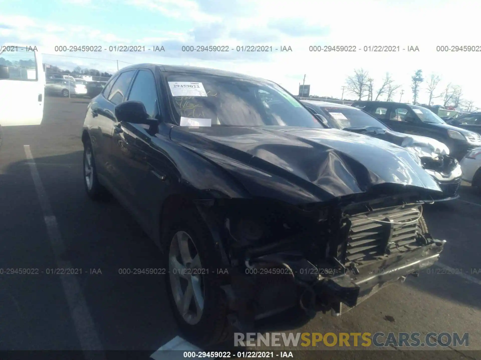 1 Photograph of a damaged car SADCJ2FX4KA602038 JAGUAR F-PACE 2019