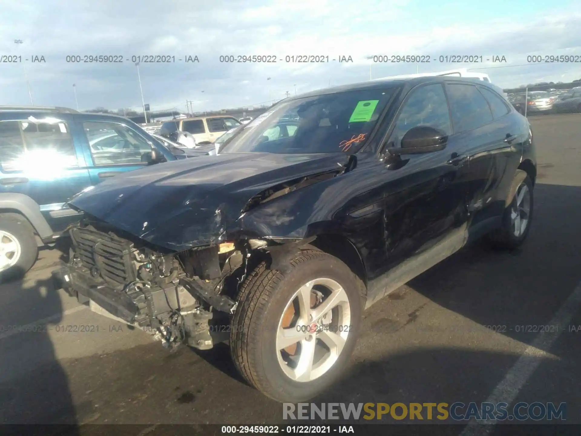 2 Photograph of a damaged car SADCJ2FX4KA602038 JAGUAR F-PACE 2019