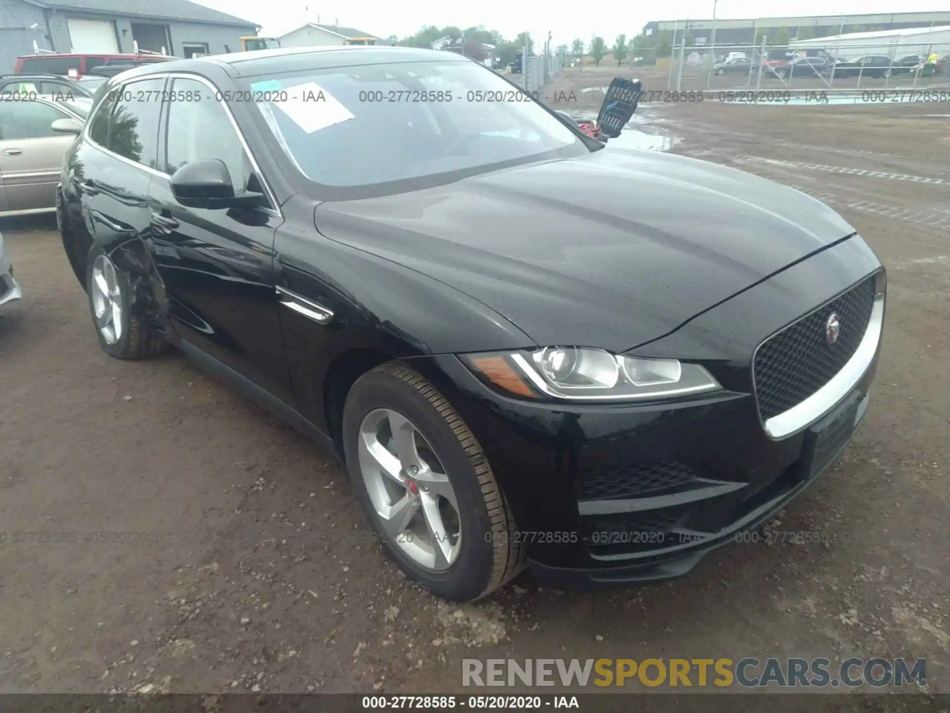 1 Фотография поврежденного автомобиля SADCJ2FX4KA609197 JAGUAR F-PACE 2019