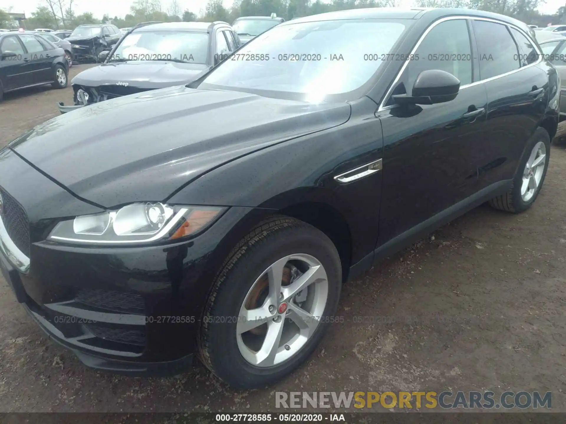 2 Фотография поврежденного автомобиля SADCJ2FX4KA609197 JAGUAR F-PACE 2019