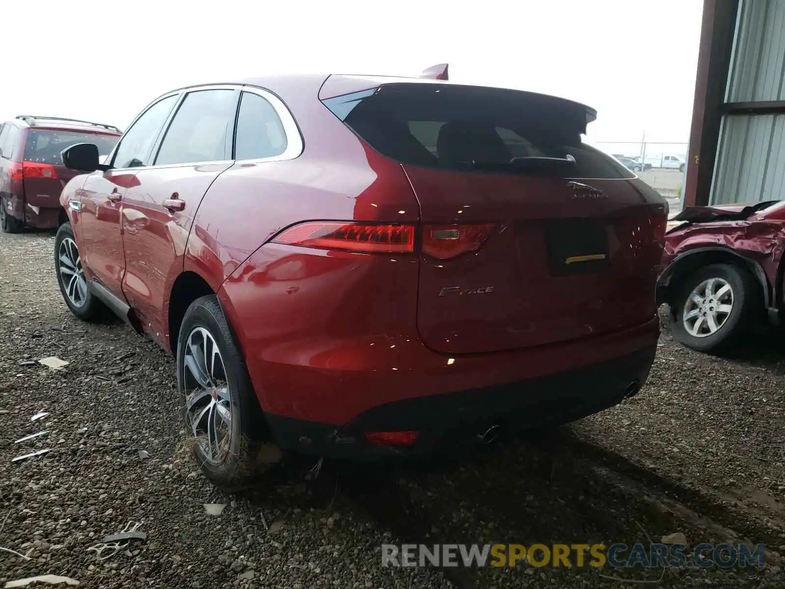 3 Фотография поврежденного автомобиля SADCJ2FX4KA616635 JAGUAR F-PACE 2019