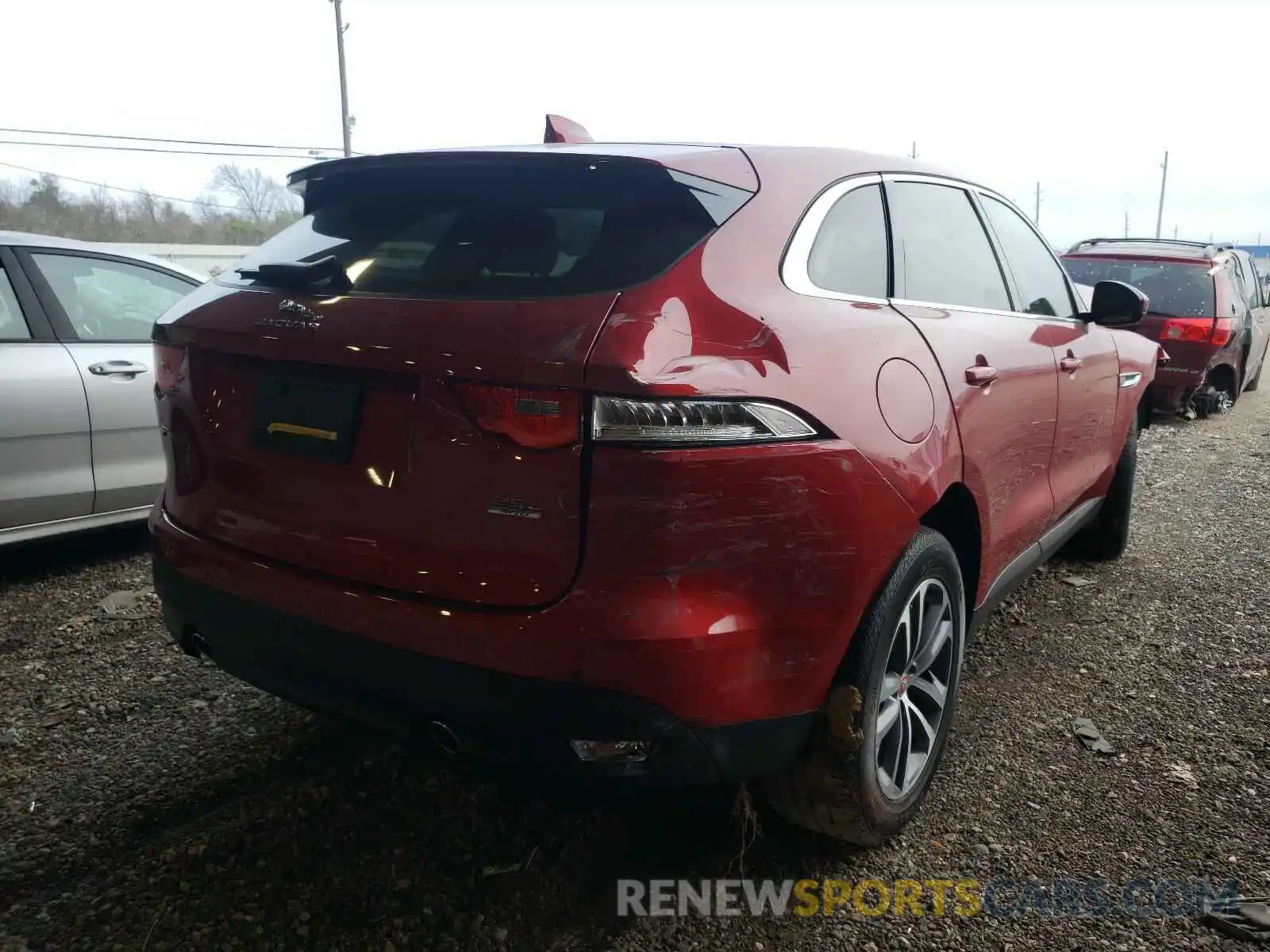 4 Фотография поврежденного автомобиля SADCJ2FX4KA616635 JAGUAR F-PACE 2019