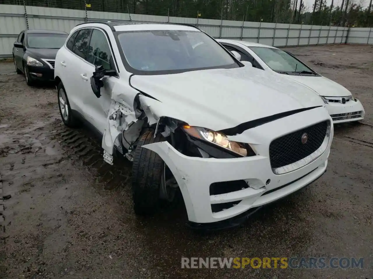 1 Photograph of a damaged car SADCJ2FX5KA364541 JAGUAR F-PACE 2019