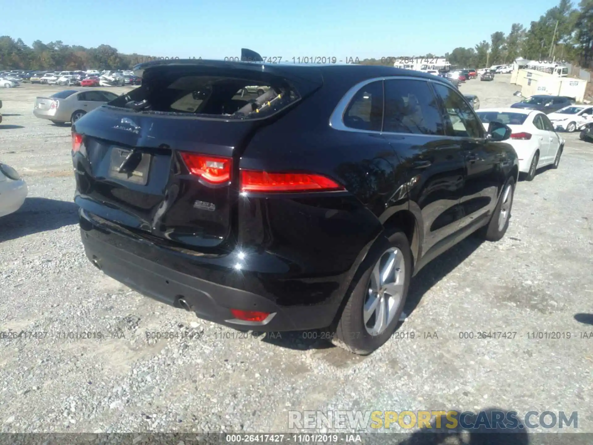 4 Фотография поврежденного автомобиля SADCJ2FX6KA399010 JAGUAR F-PACE 2019