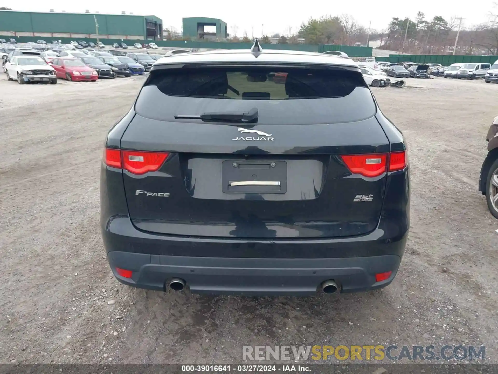 16 Photograph of a damaged car SADCJ2FX7KA357008 JAGUAR F-PACE 2019