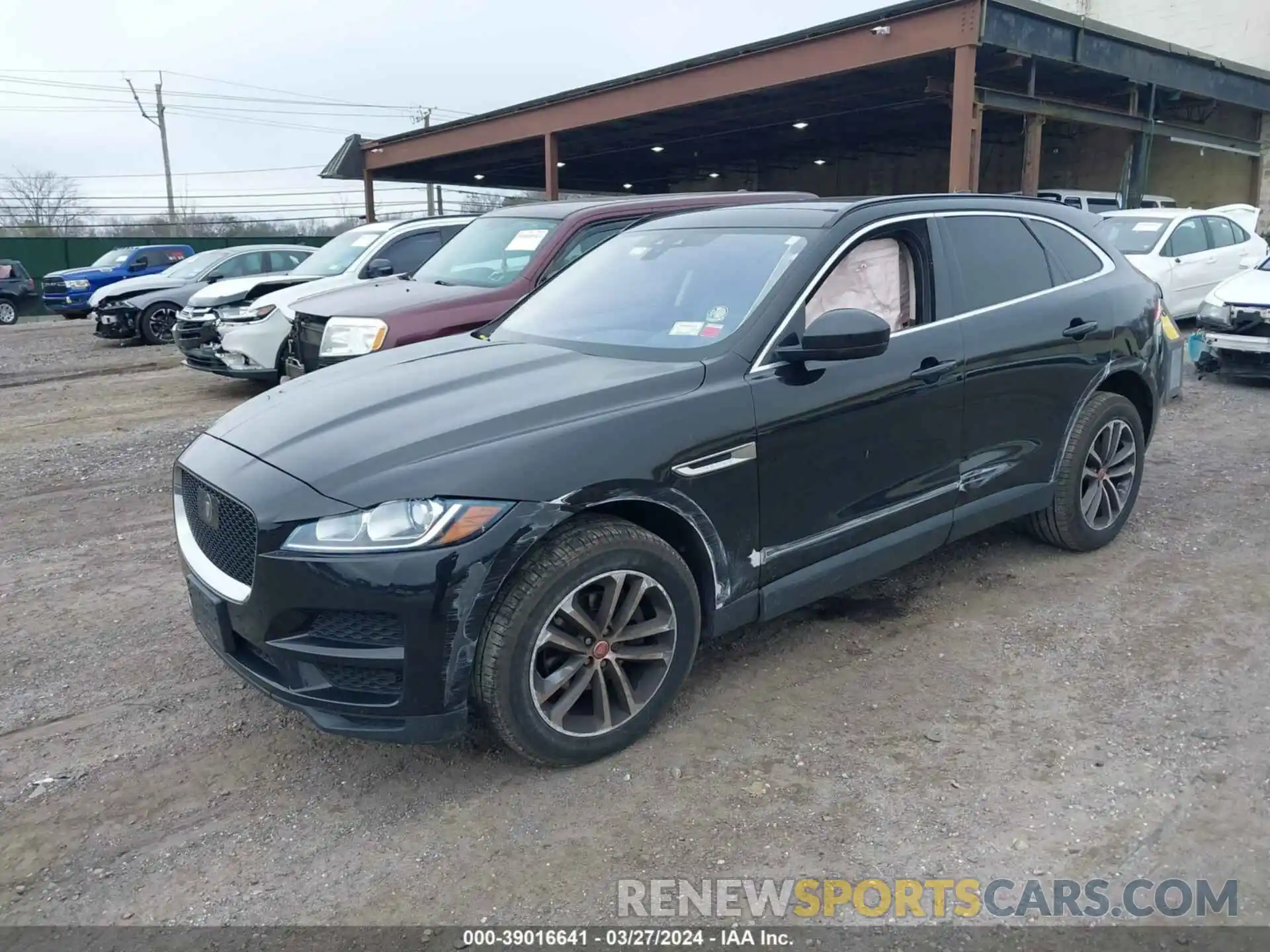 2 Фотография поврежденного автомобиля SADCJ2FX7KA357008 JAGUAR F-PACE 2019