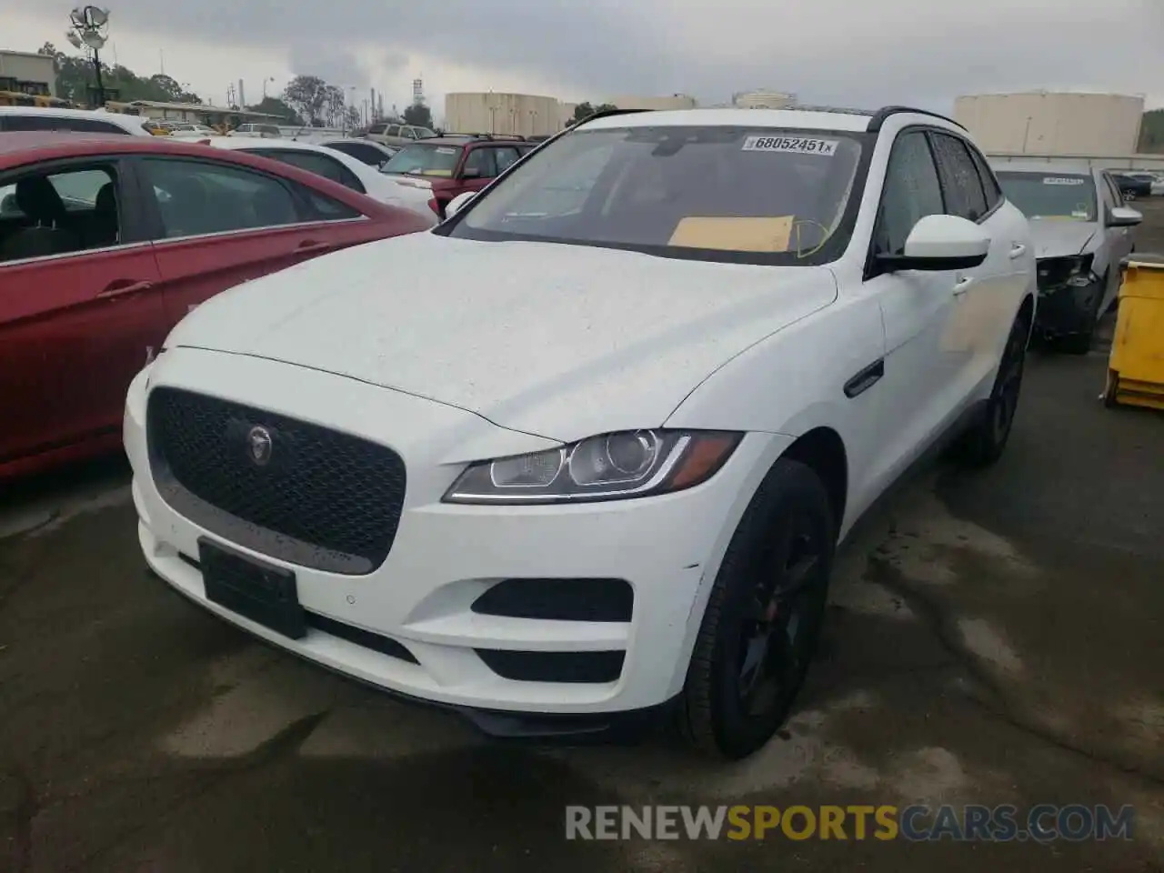 2 Фотография поврежденного автомобиля SADCJ2FX7KA357168 JAGUAR F-PACE 2019