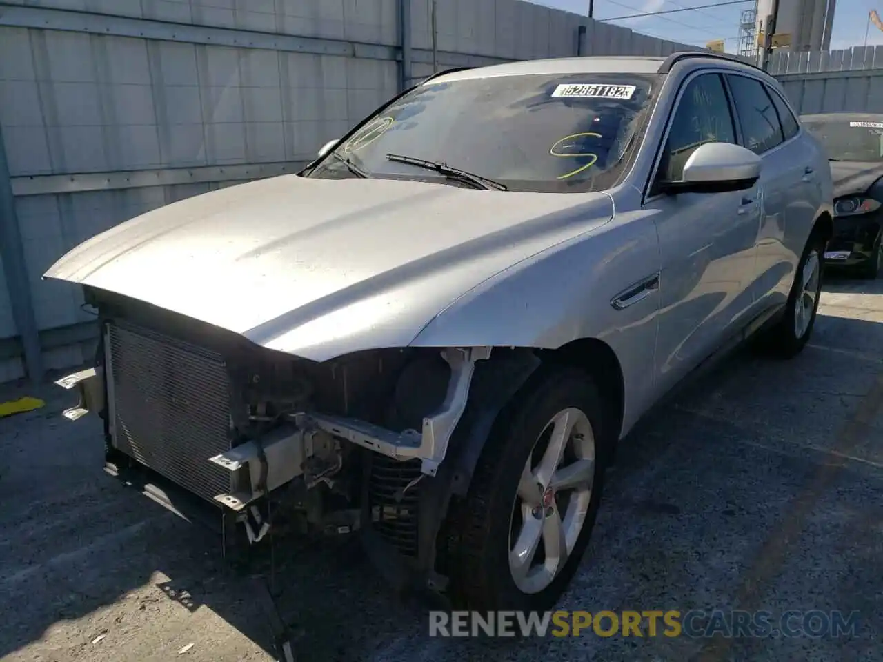 2 Photograph of a damaged car SADCJ2FX7KA365190 JAGUAR F-PACE 2019