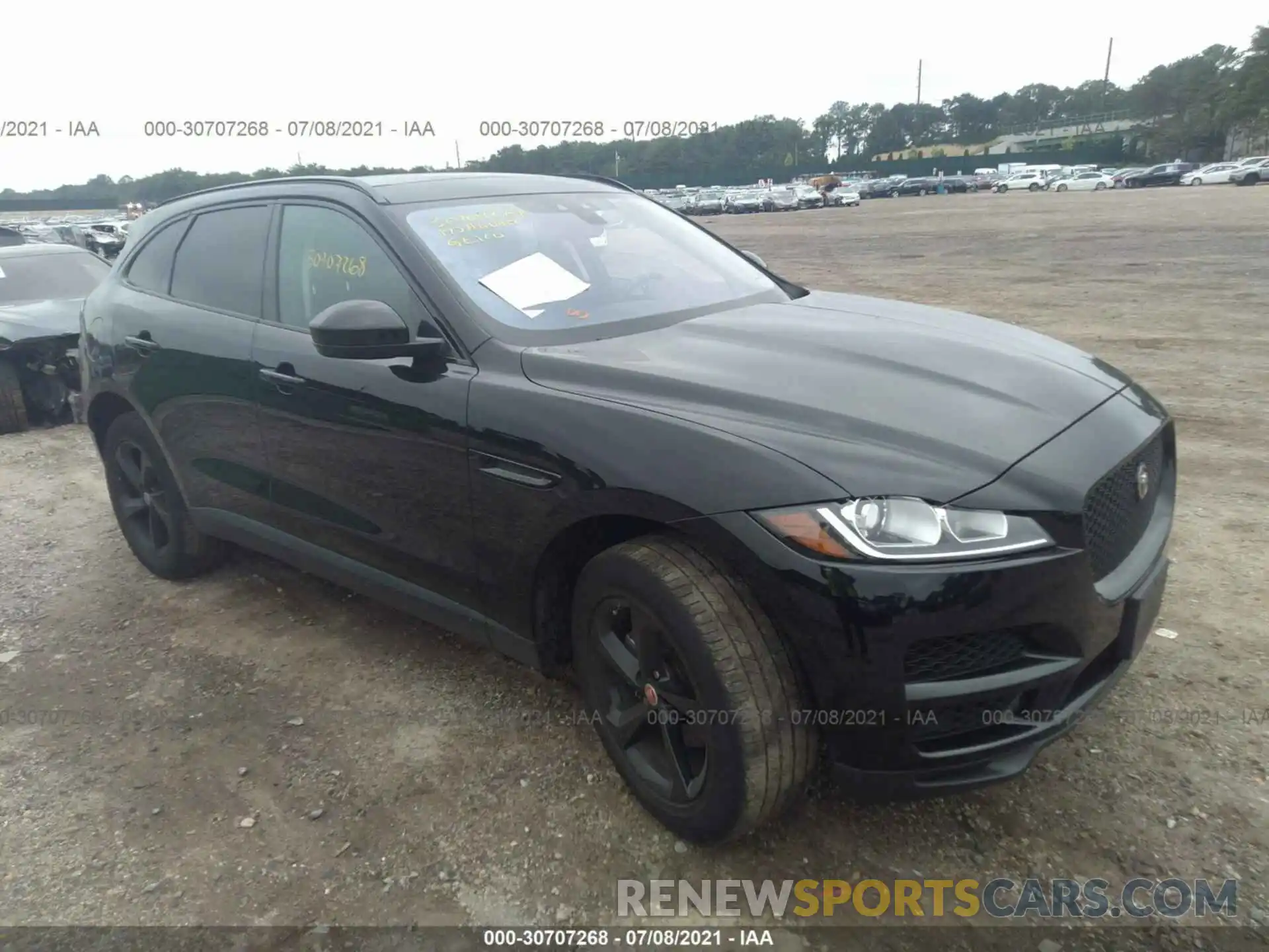 1 Photograph of a damaged car SADCJ2FX7KA366727 JAGUAR F-PACE 2019