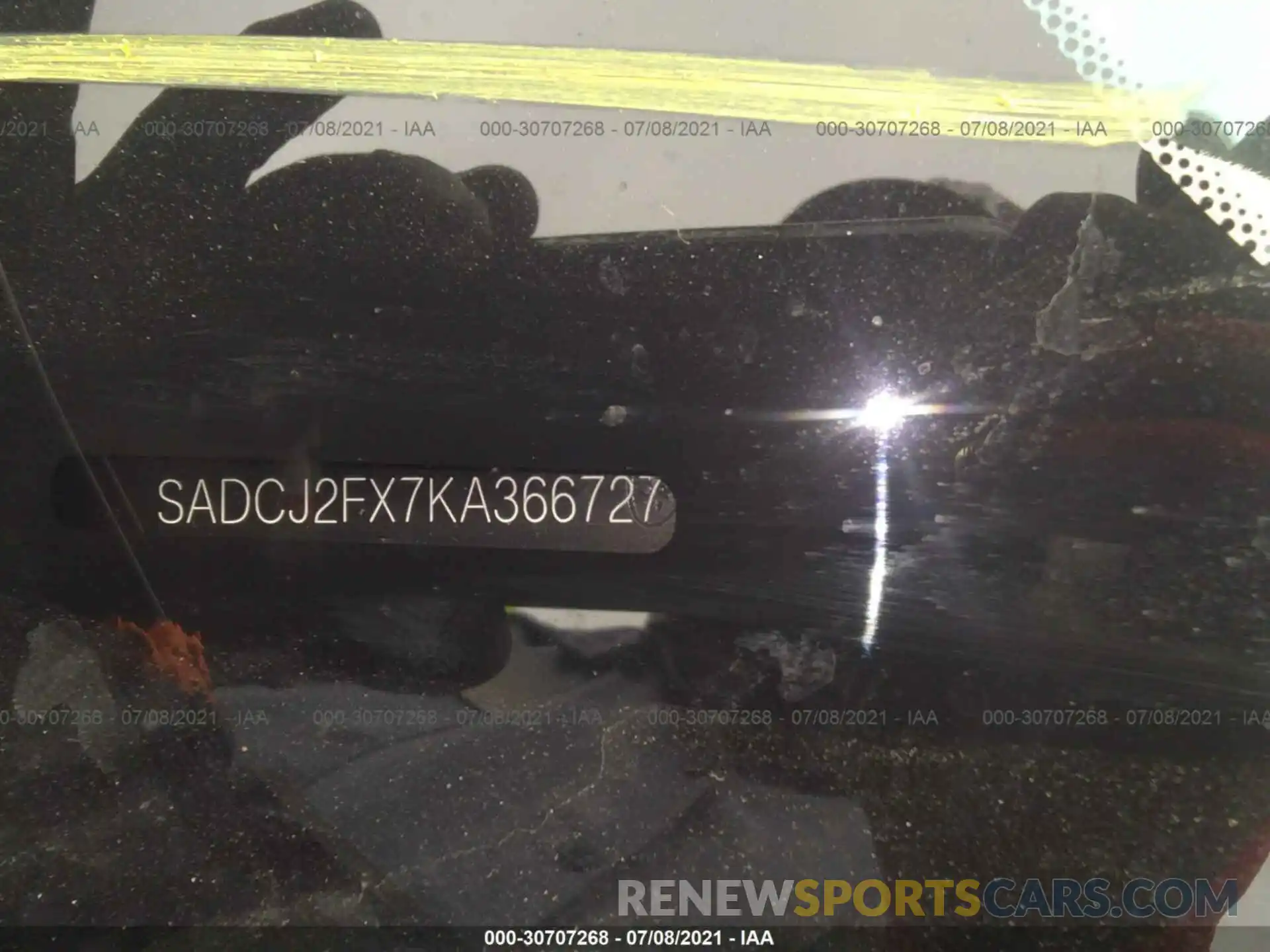 9 Photograph of a damaged car SADCJ2FX7KA366727 JAGUAR F-PACE 2019