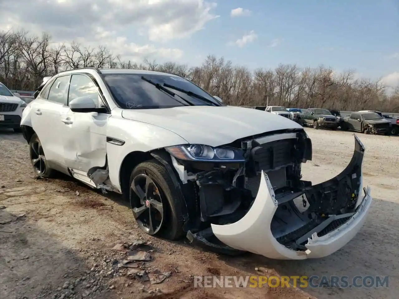 1 Photograph of a damaged car SADCJ2FX7KA393734 JAGUAR F-PACE 2019