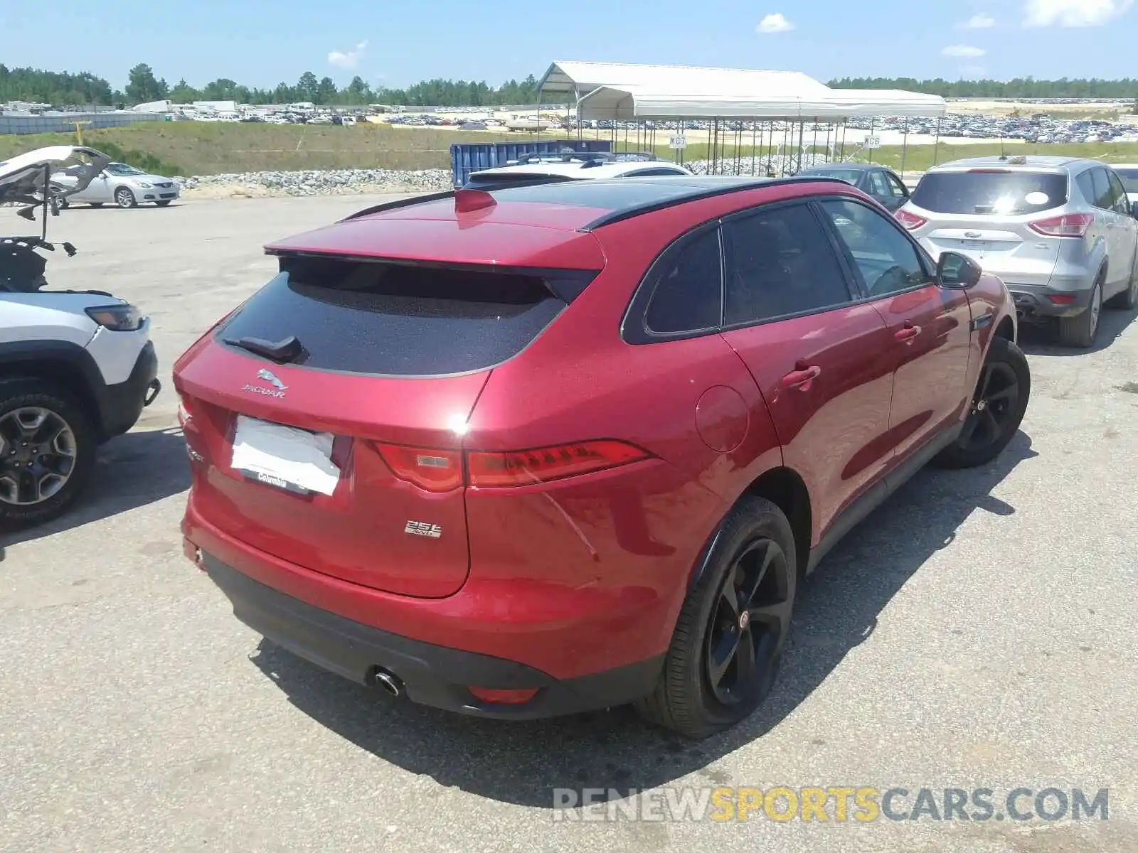 4 Фотография поврежденного автомобиля SADCJ2FX7KA395953 JAGUAR F-PACE 2019