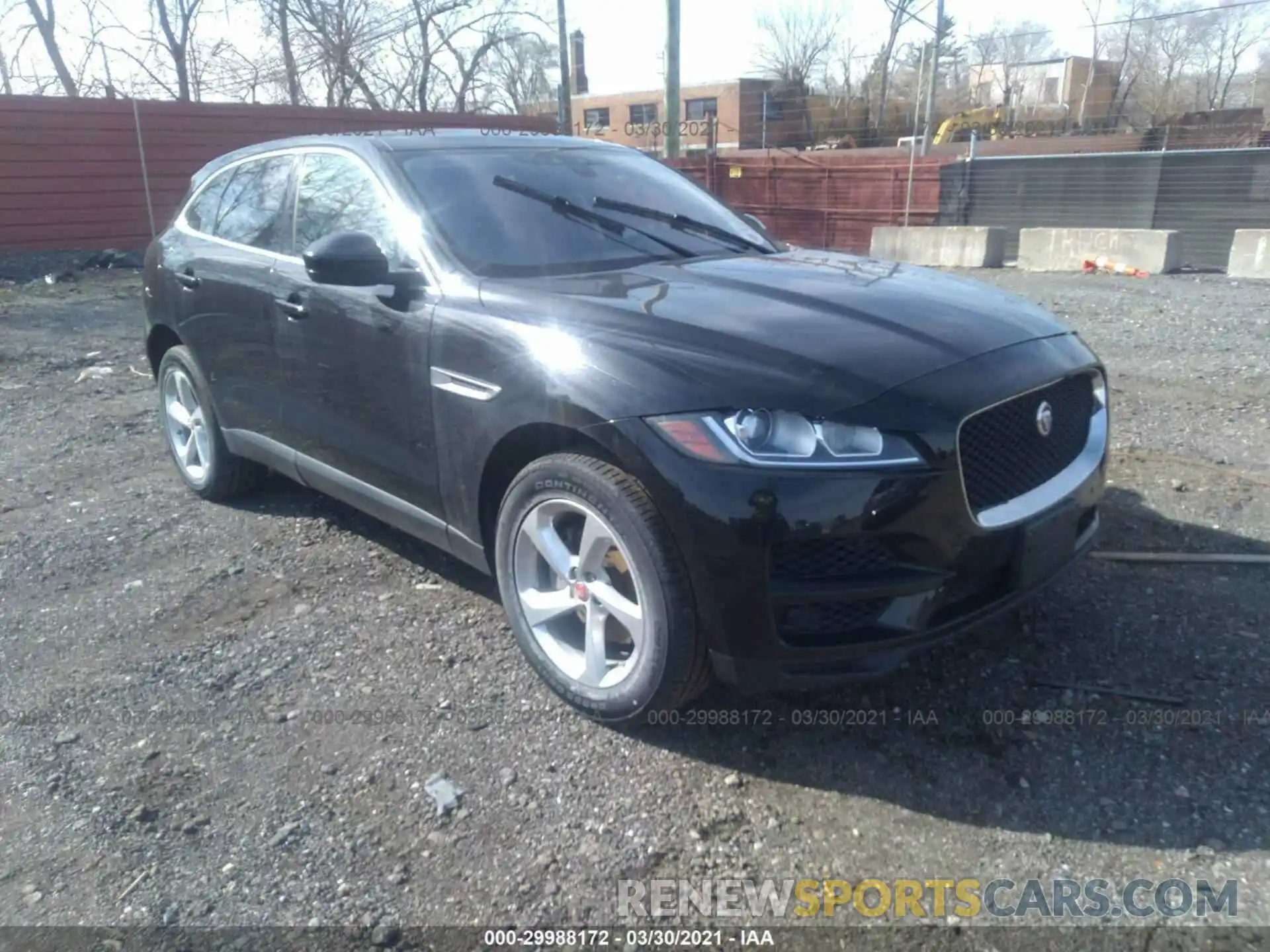 1 Photograph of a damaged car SADCJ2FX7KA398898 JAGUAR F-PACE 2019