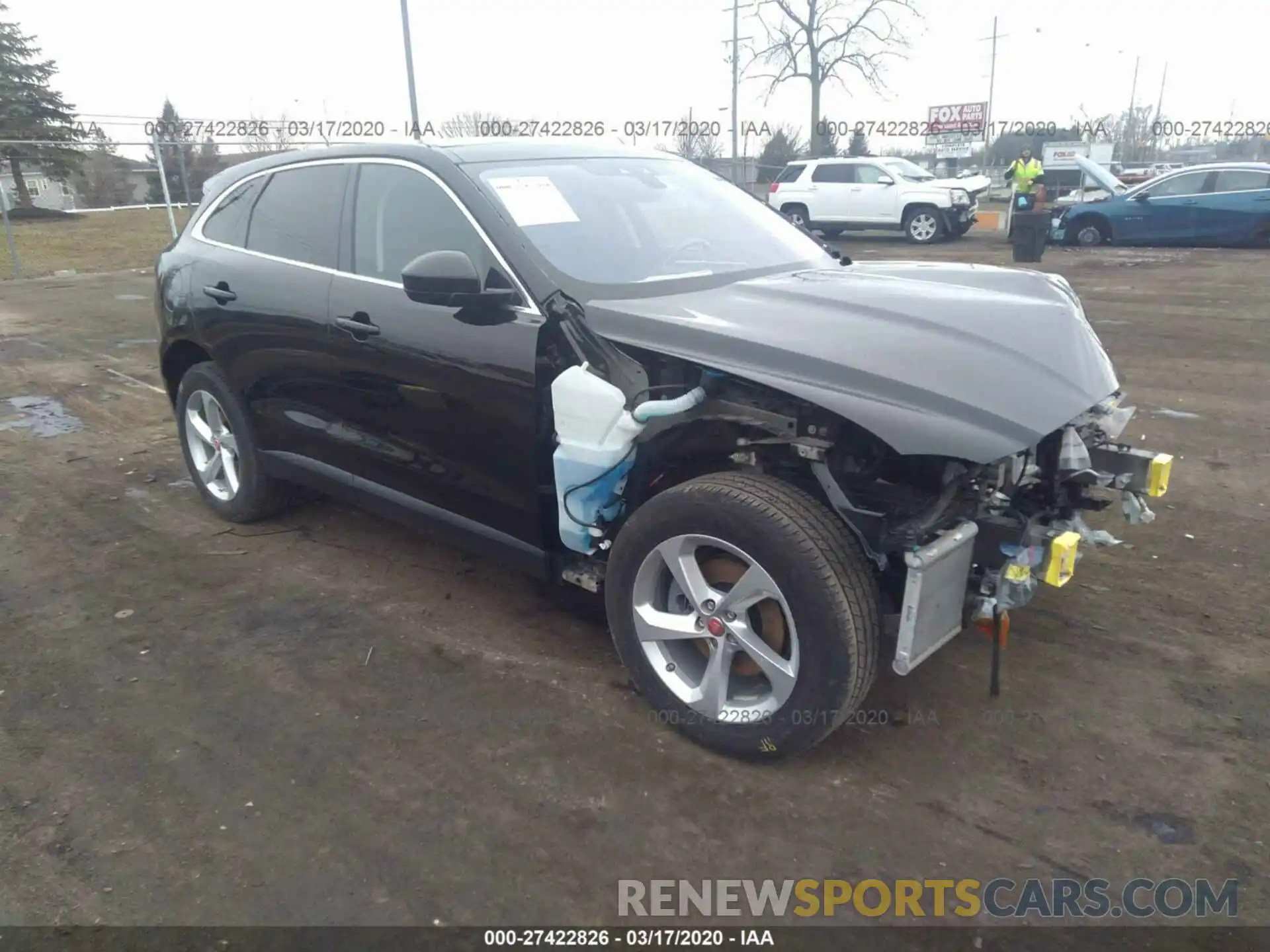 1 Фотография поврежденного автомобиля SADCJ2FX8KA356949 JAGUAR F-PACE 2019