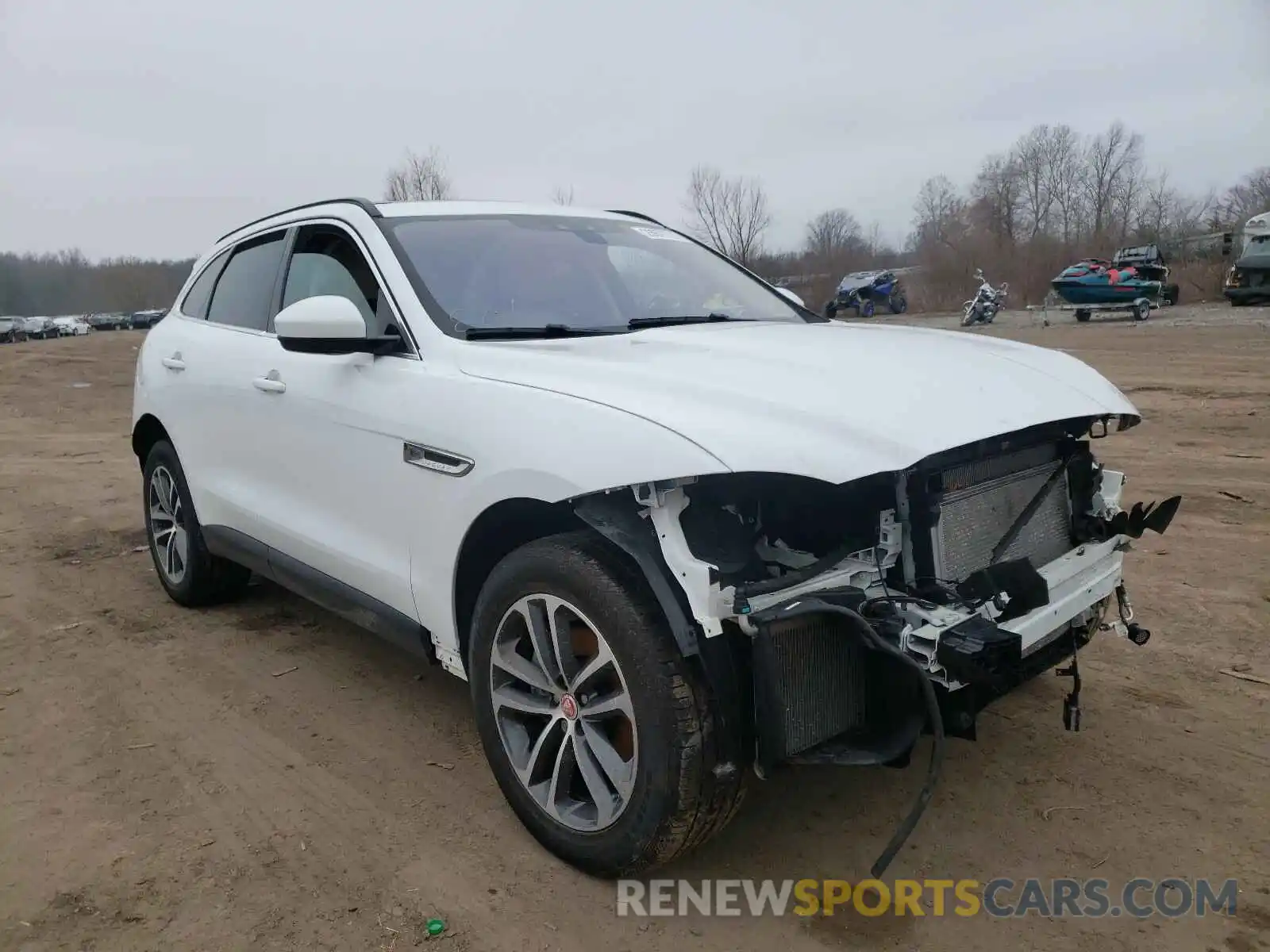 1 Photograph of a damaged car SADCJ2FX8KA396108 JAGUAR F-PACE 2019